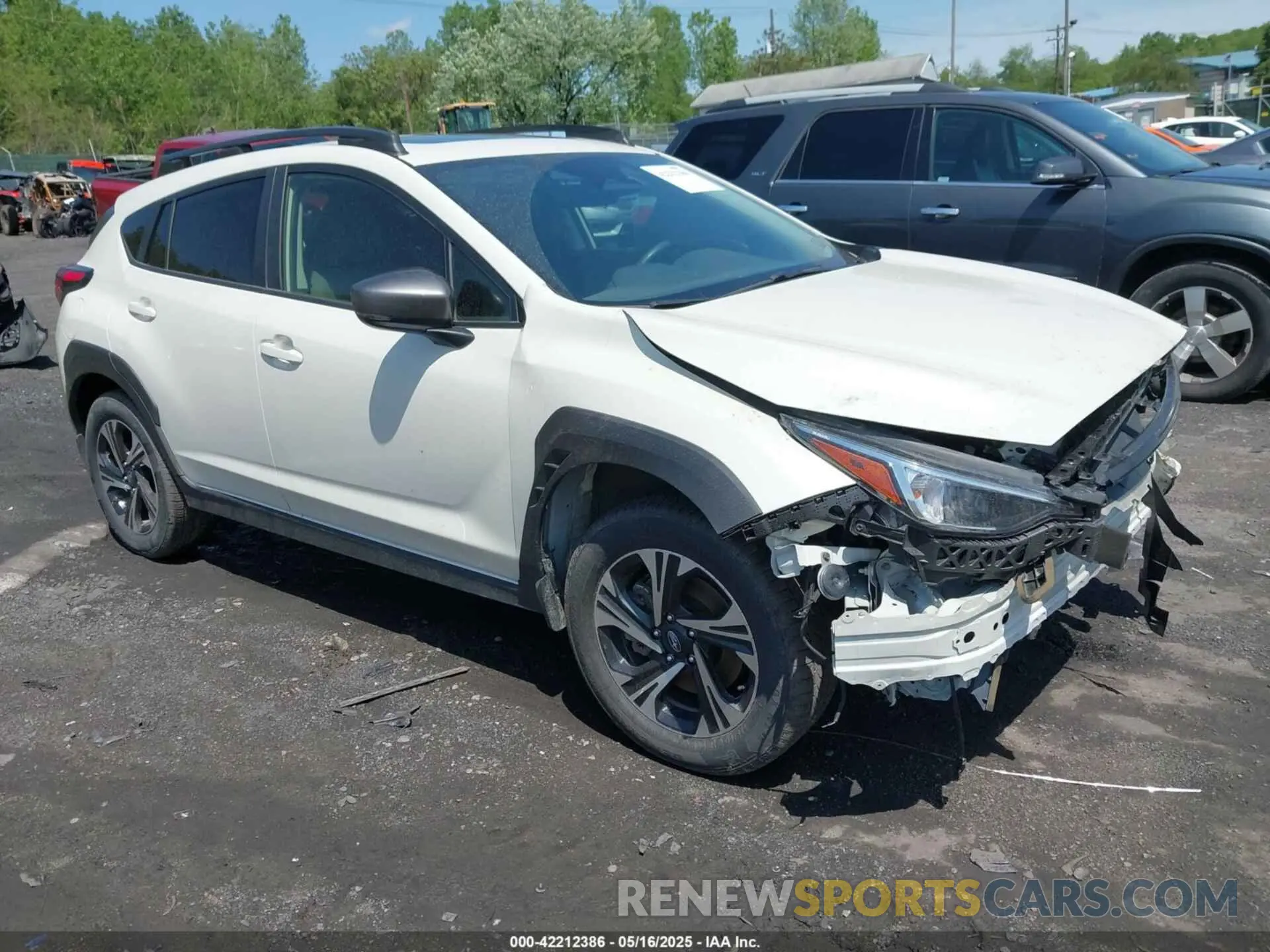 1 Photograph of a damaged car JF2GUADC5R8298283 SUBARU CROSSTREK 2024