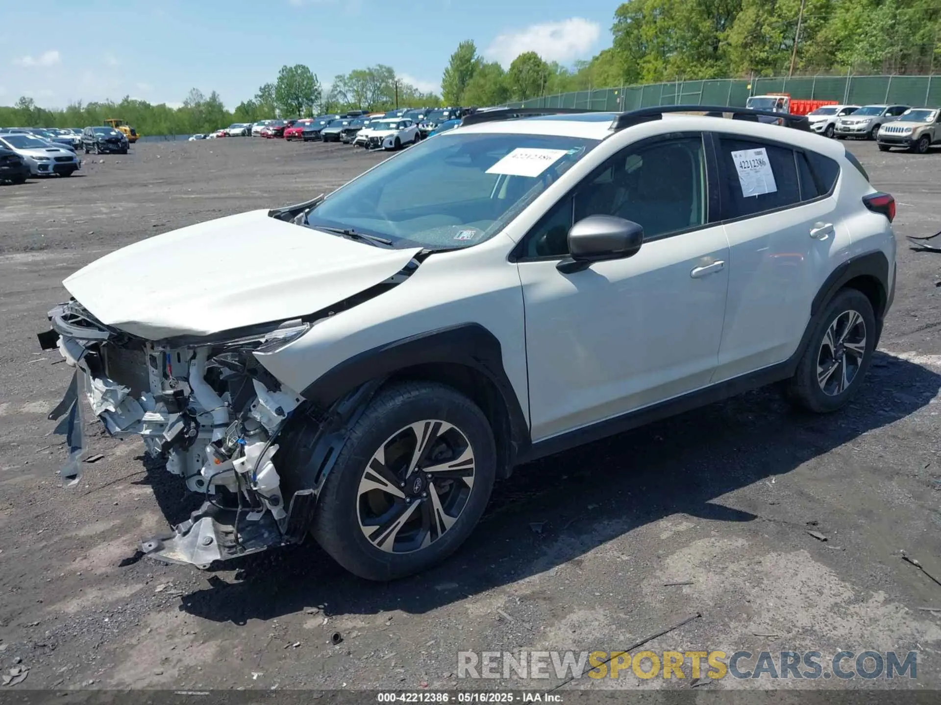 2 Photograph of a damaged car JF2GUADC5R8298283 SUBARU CROSSTREK 2024