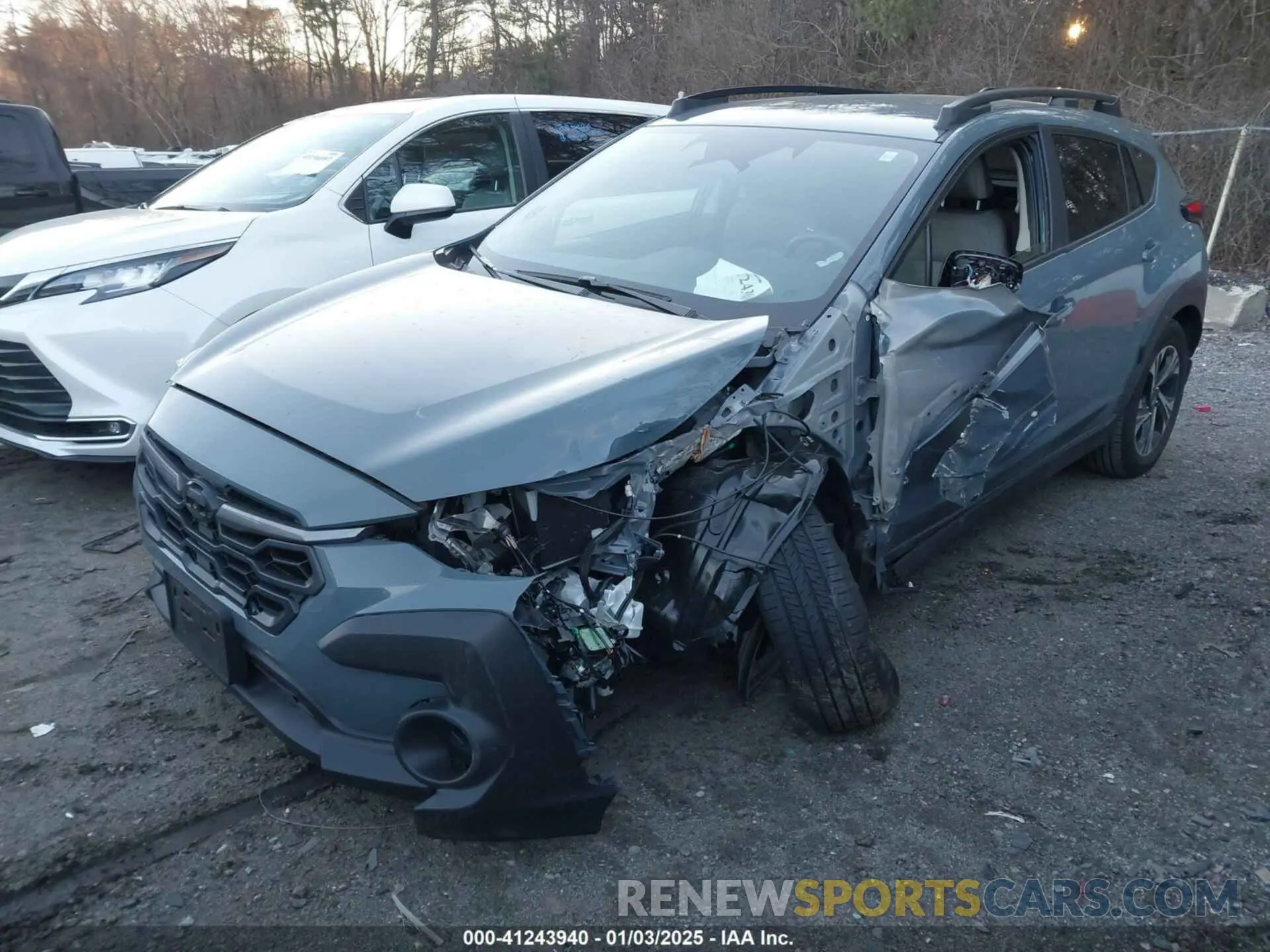 2 Photograph of a damaged car JF2GUADC5R8301473 SUBARU CROSSTREK 2024