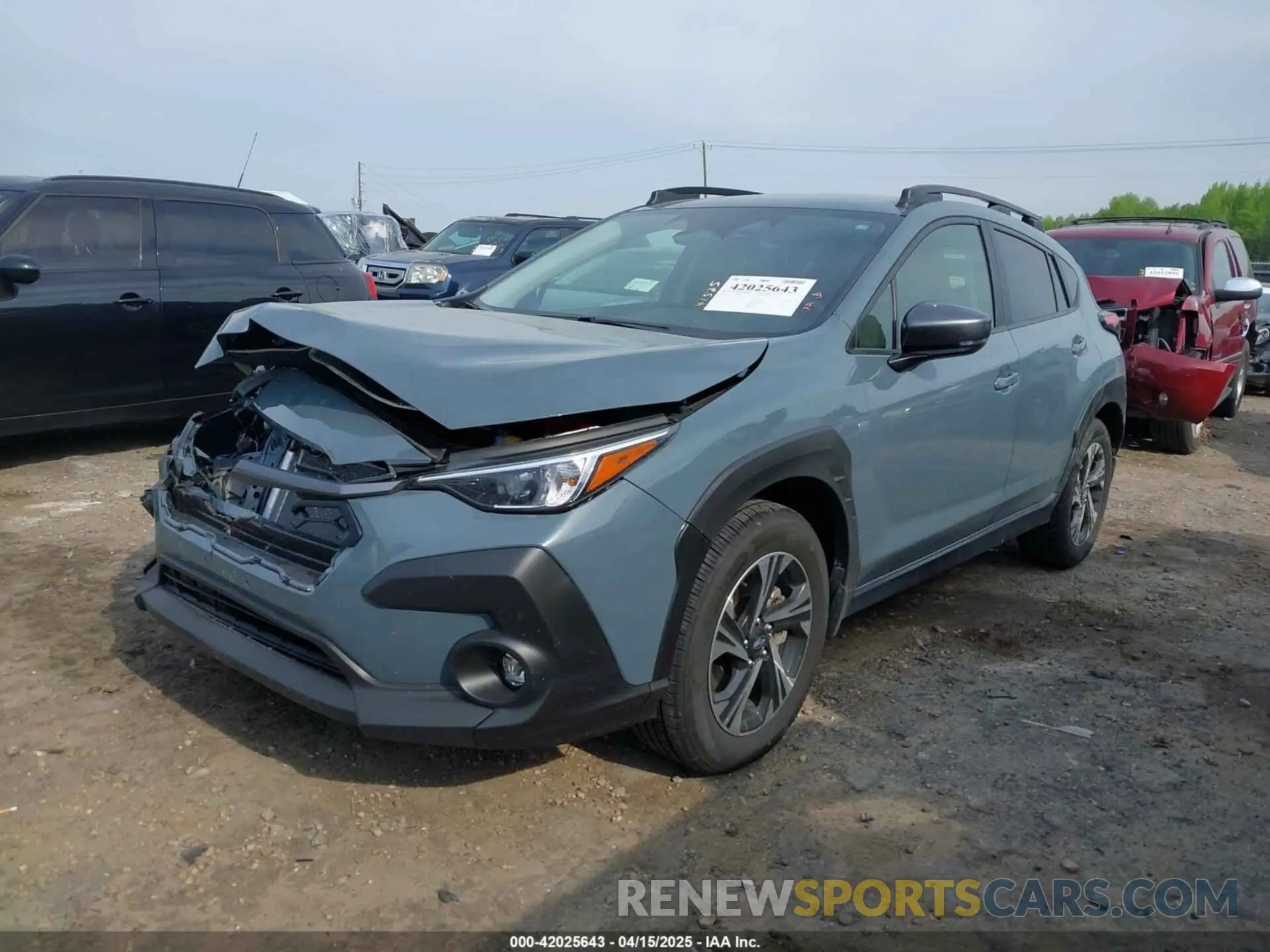 2 Photograph of a damaged car JF2GUADC5R8890816 SUBARU CROSSTREK 2024