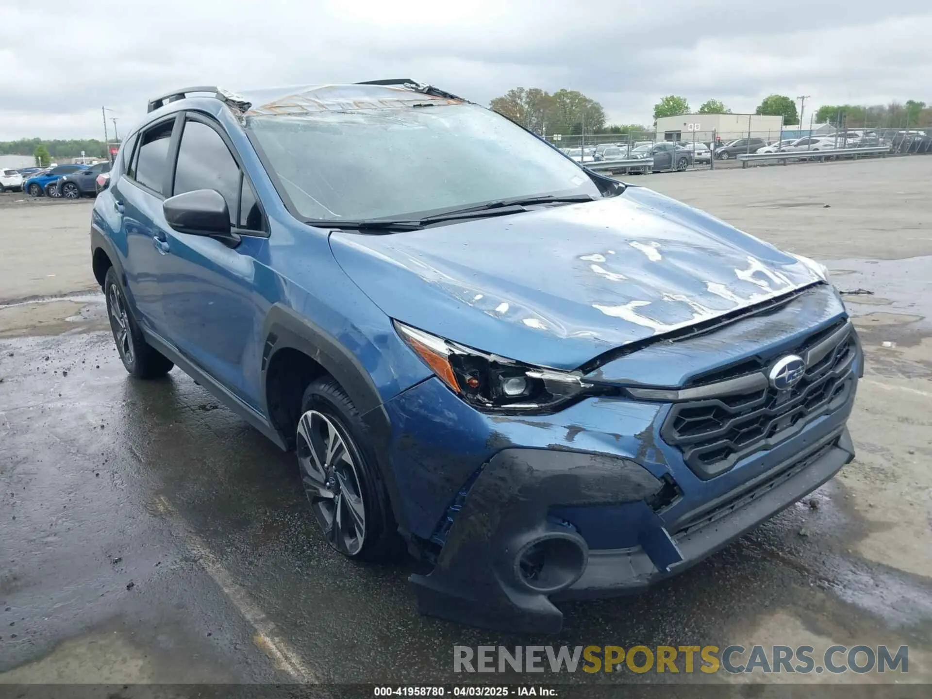 1 Photograph of a damaged car JF2GUADC5RH311520 SUBARU CROSSTREK 2024