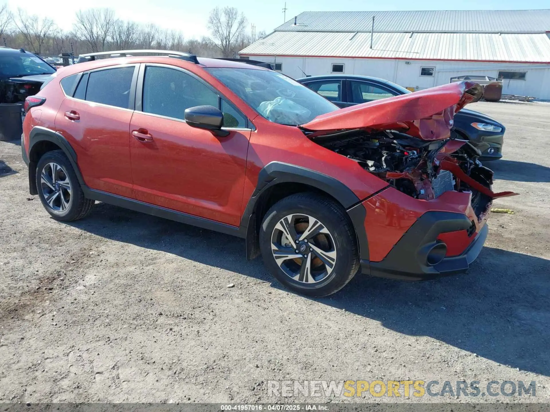 1 Photograph of a damaged car JF2GUADC5RH334098 SUBARU CROSSTREK 2024