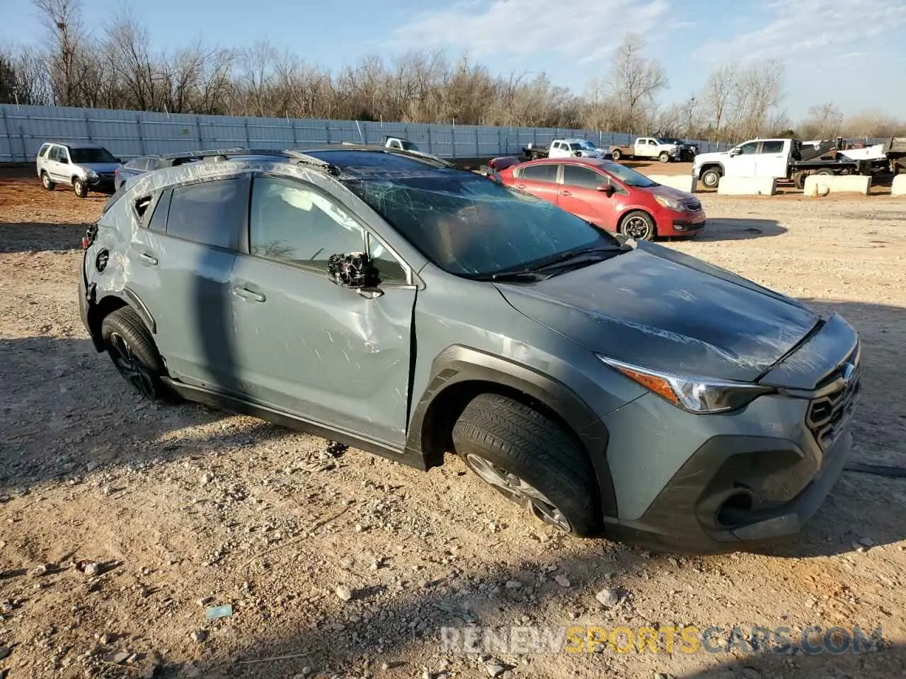 4 Photograph of a damaged car JF2GUADC5RH376545 SUBARU CROSSTREK 2024