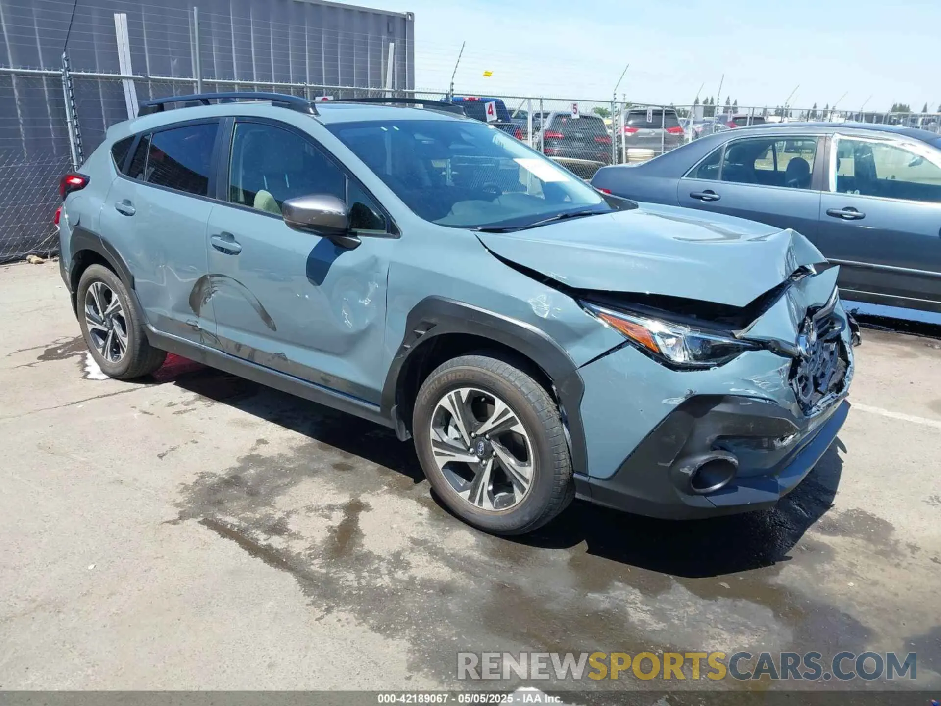 1 Photograph of a damaged car JF2GUADC6R8214231 SUBARU CROSSTREK 2024
