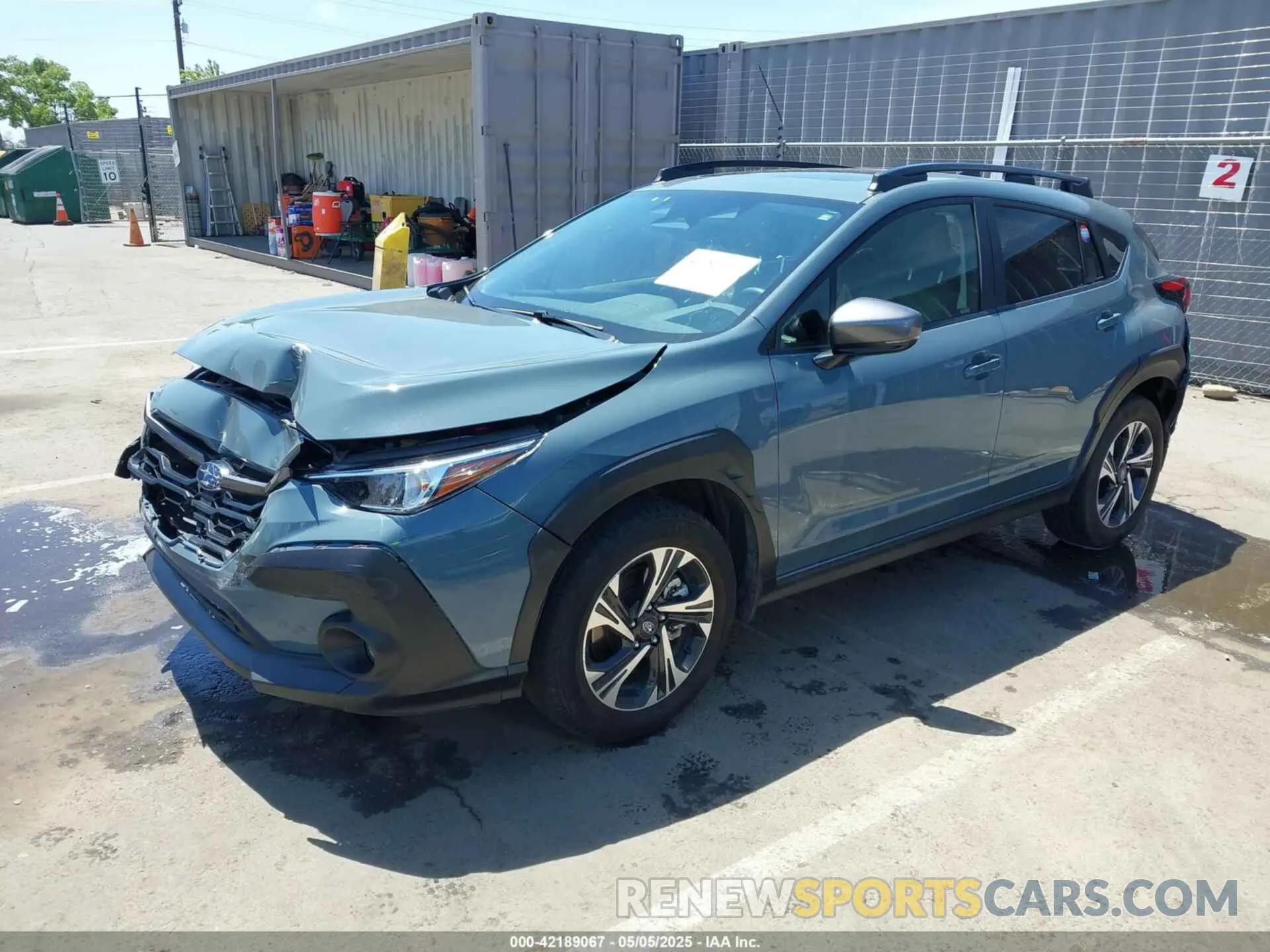 2 Photograph of a damaged car JF2GUADC6R8214231 SUBARU CROSSTREK 2024