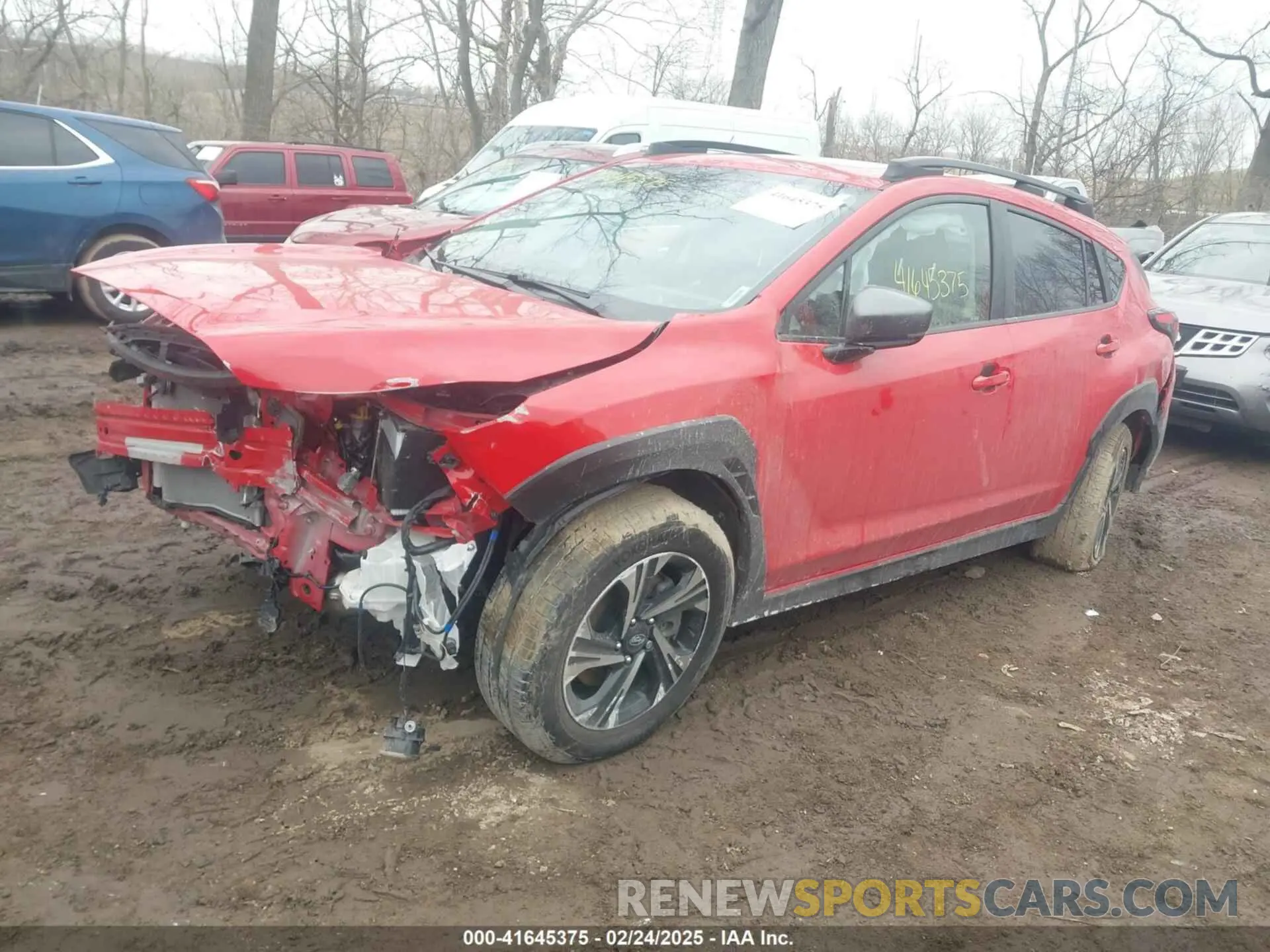 2 Photograph of a damaged car JF2GUADC6R8252056 SUBARU CROSSTREK 2024