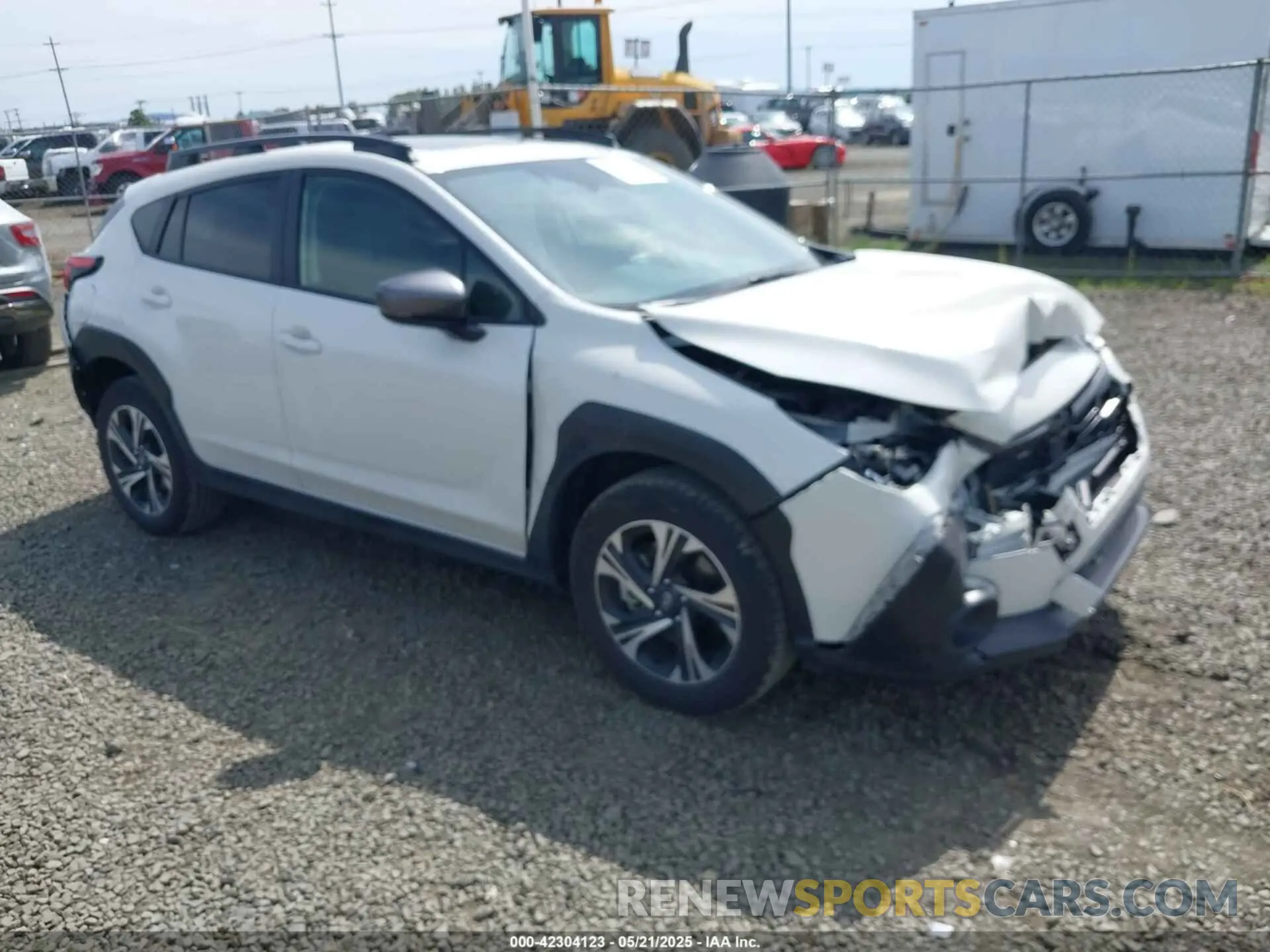 1 Photograph of a damaged car JF2GUADC6R8316256 SUBARU CROSSTREK 2024