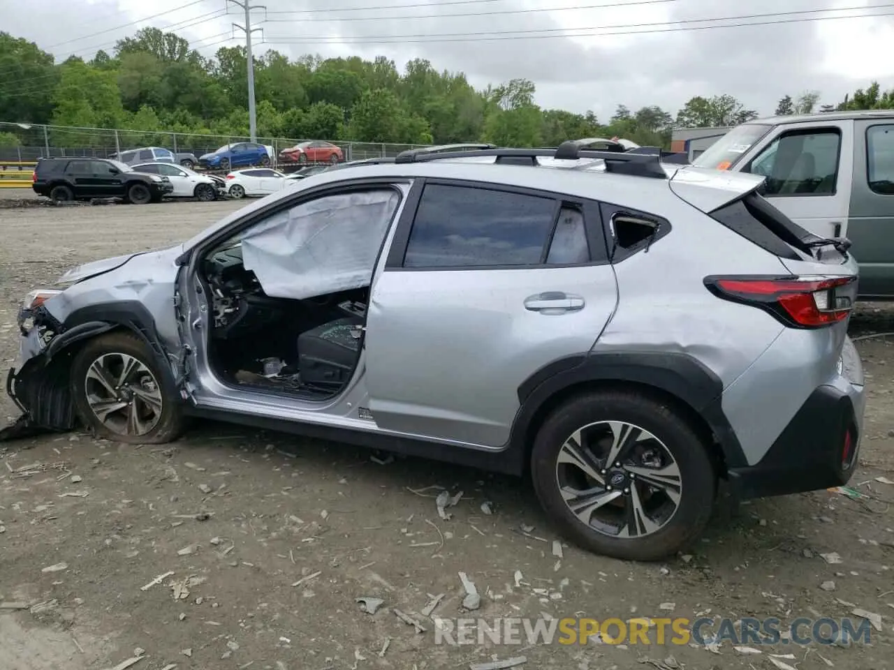 2 Photograph of a damaged car JF2GUADC6R8331825 SUBARU CROSSTREK 2024