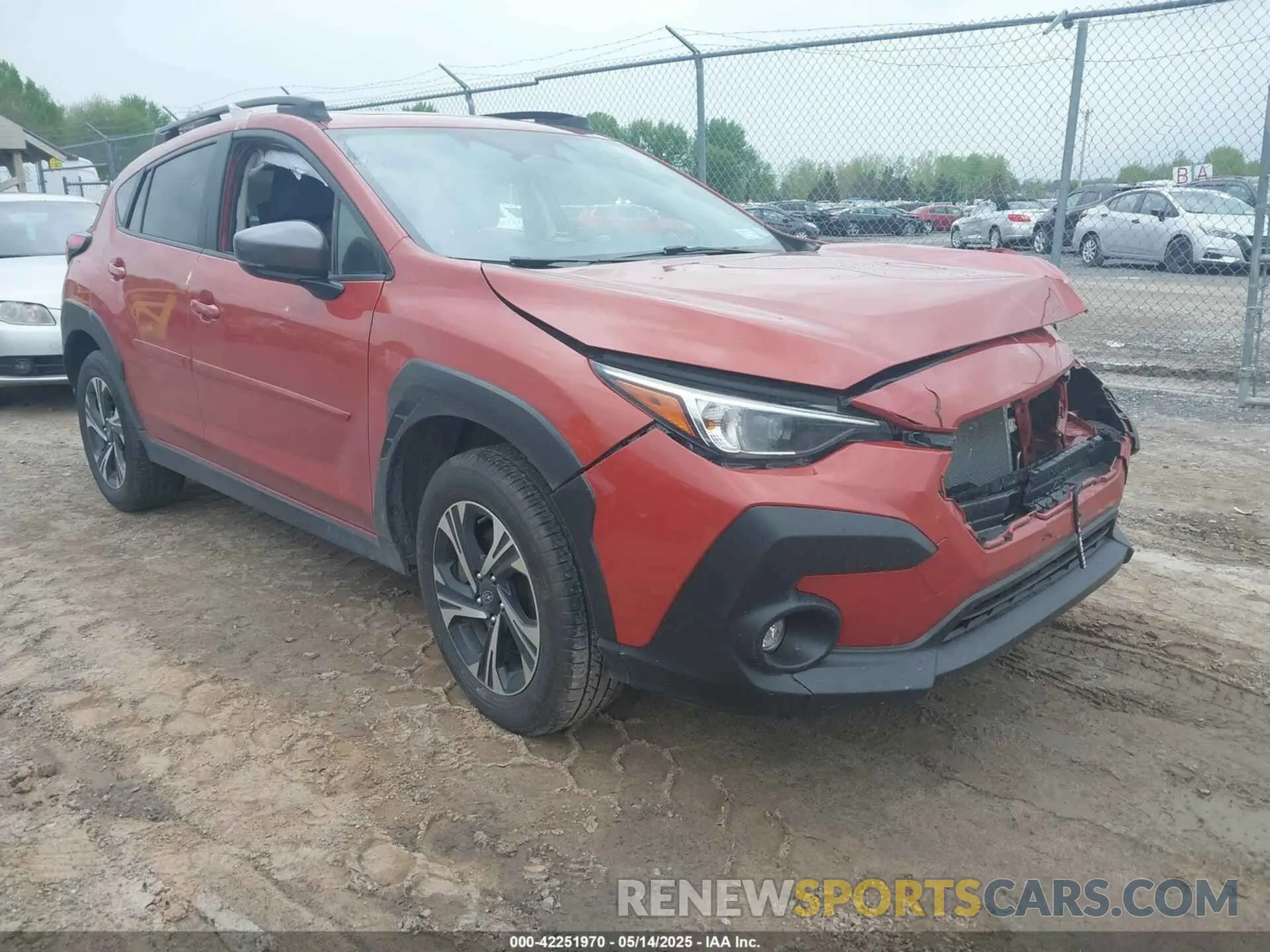 1 Photograph of a damaged car JF2GUADC6RH302552 SUBARU CROSSTREK 2024
