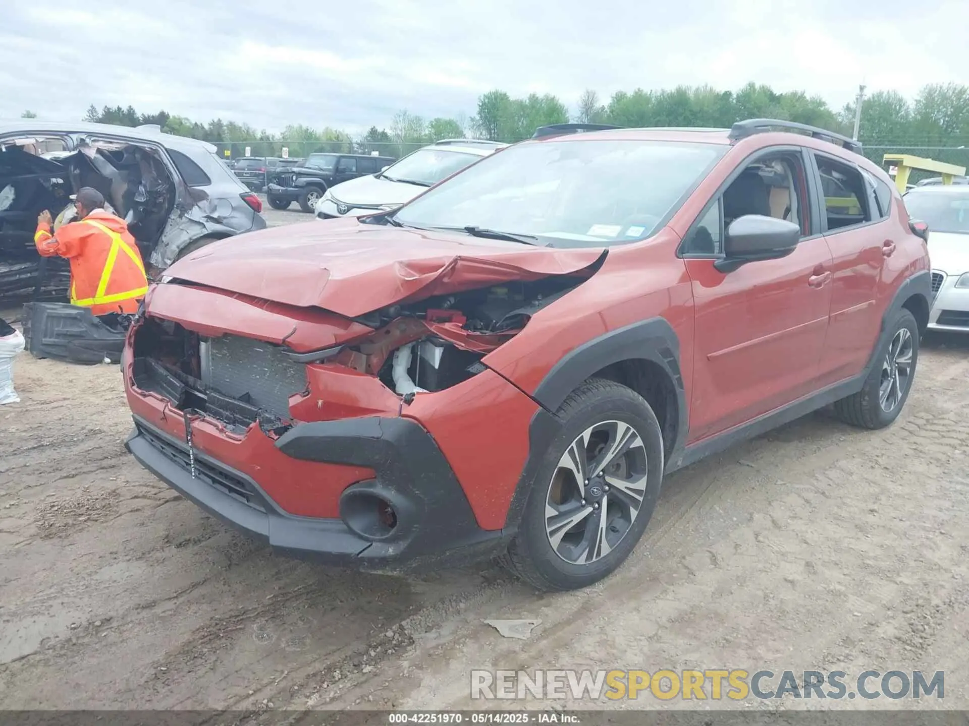 2 Photograph of a damaged car JF2GUADC6RH302552 SUBARU CROSSTREK 2024