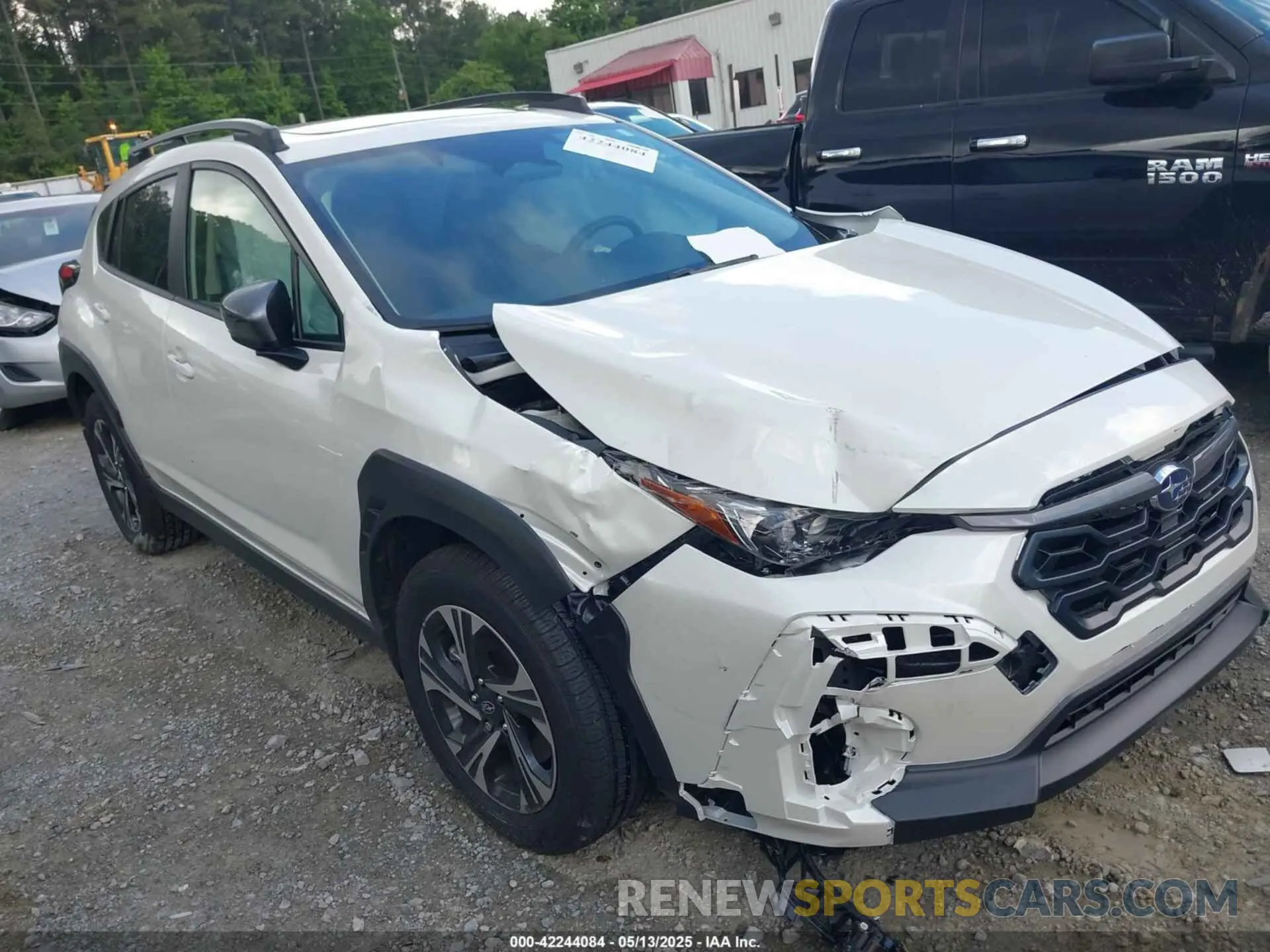 1 Photograph of a damaged car JF2GUADC6RH343456 SUBARU CROSSTREK 2024