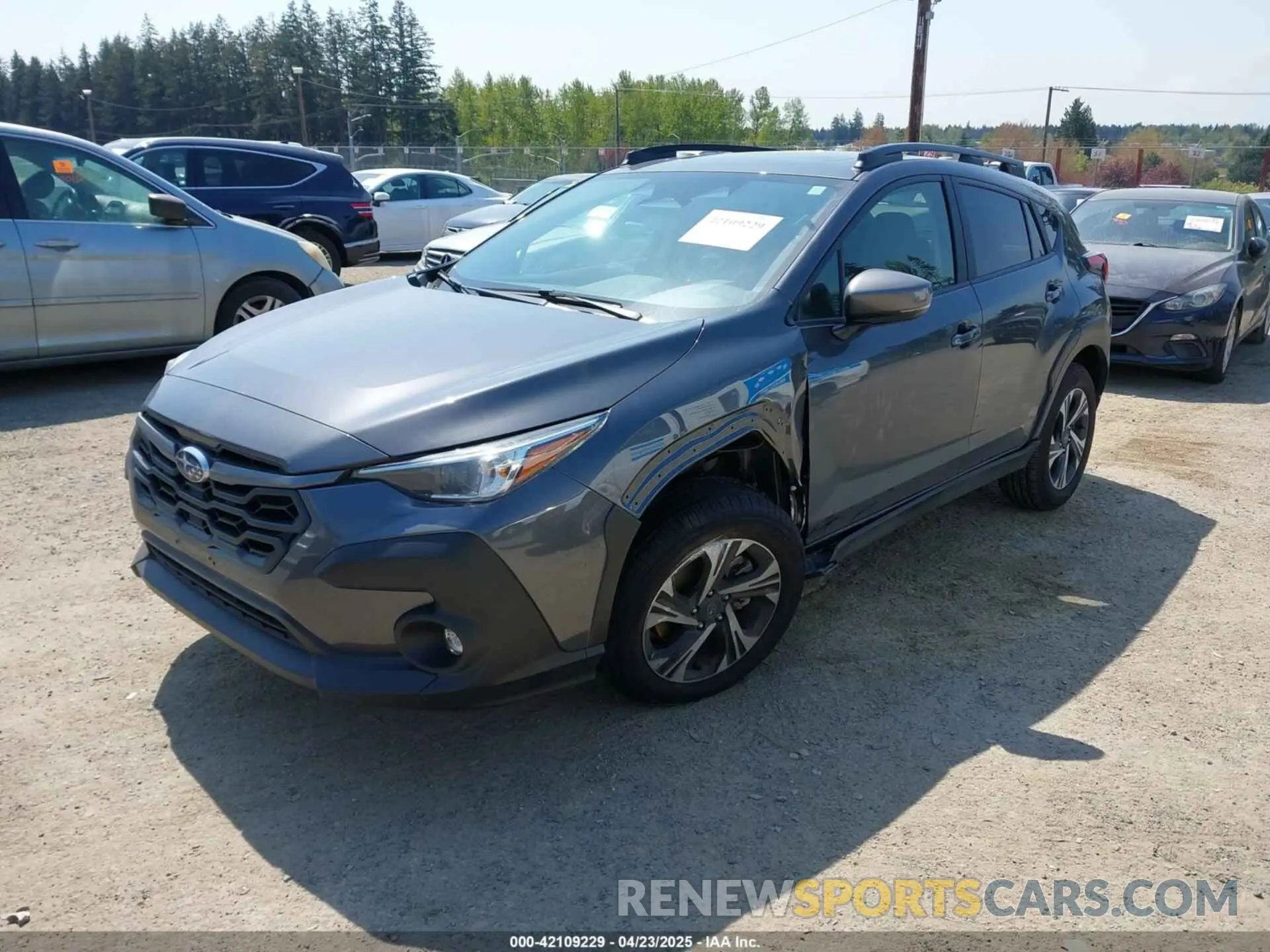 2 Photograph of a damaged car JF2GUADC7R8324432 SUBARU CROSSTREK 2024