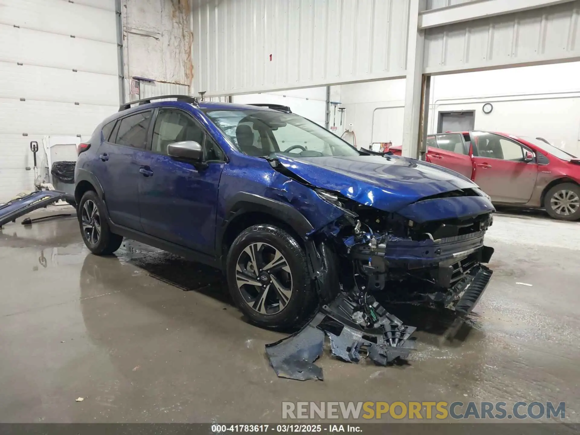 1 Photograph of a damaged car JF2GUADC7R8875525 SUBARU CROSSTREK 2024