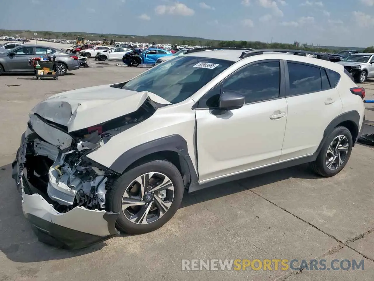 1 Photograph of a damaged car JF2GUADC7R8906823 SUBARU CROSSTREK 2024