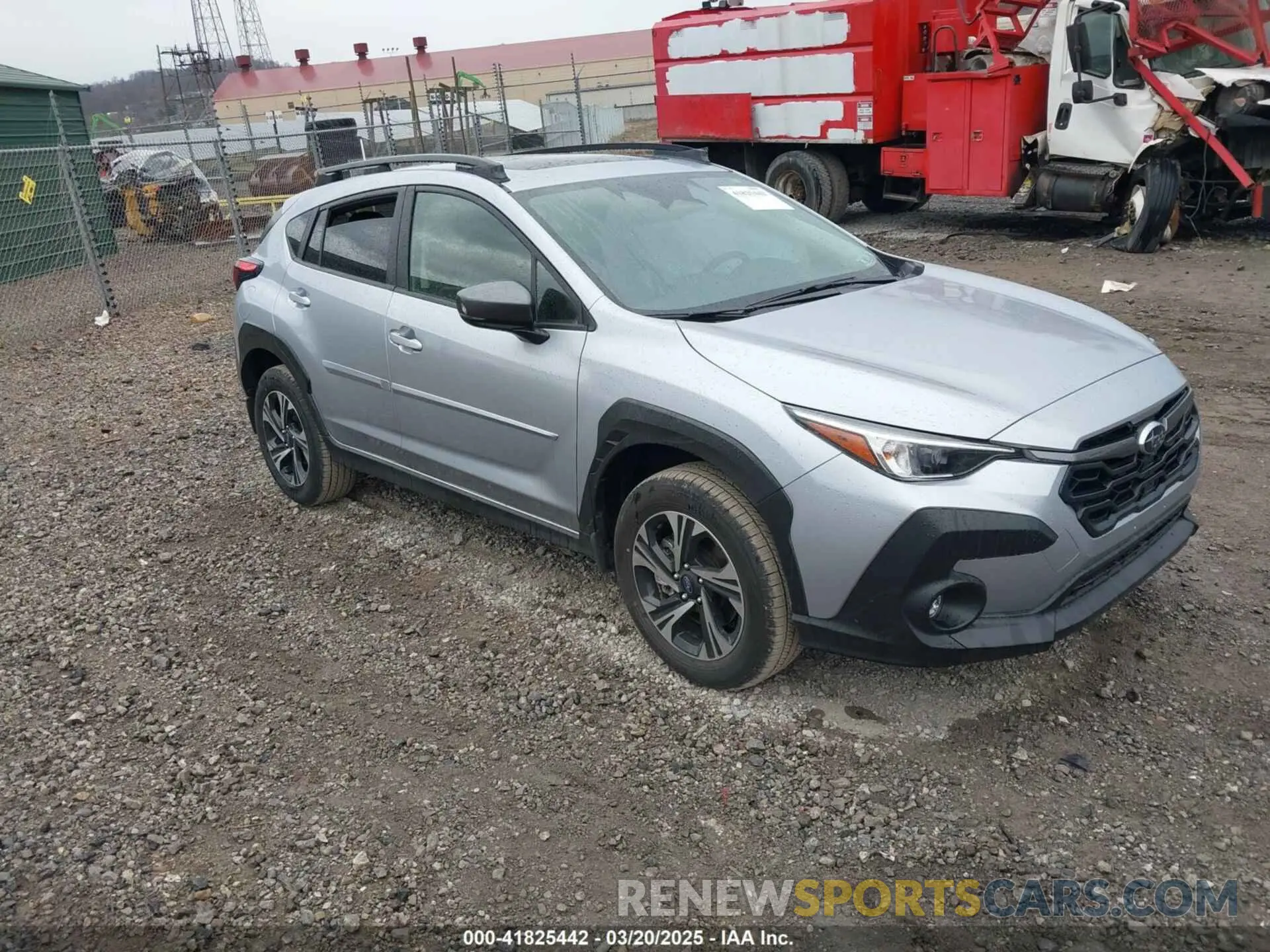 1 Photograph of a damaged car JF2GUADC7RH901248 SUBARU CROSSTREK 2024