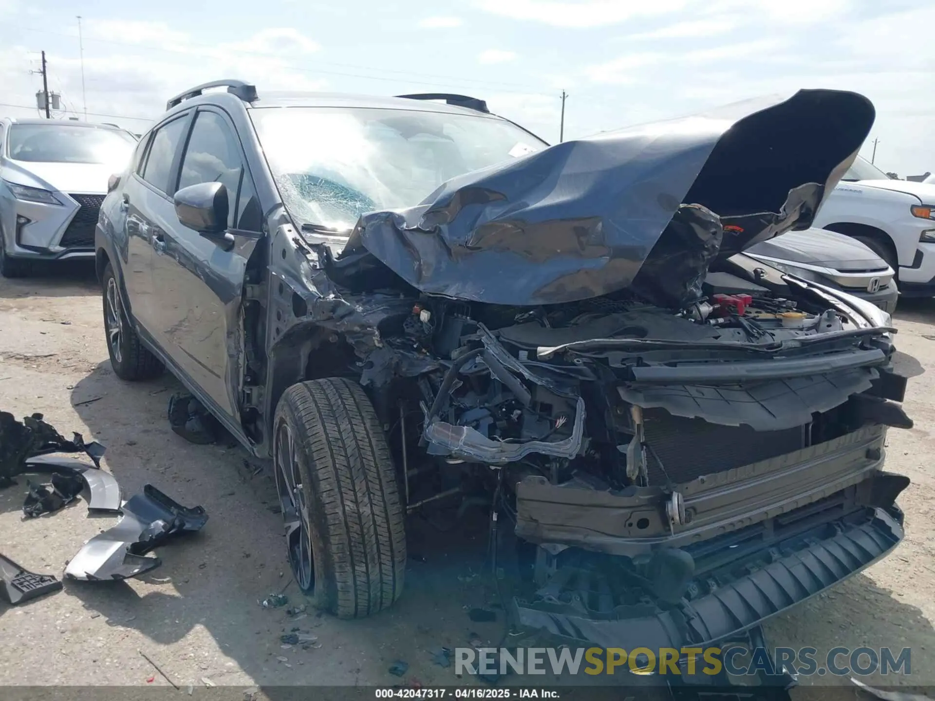 1 Photograph of a damaged car JF2GUADC8R8251085 SUBARU CROSSTREK 2024