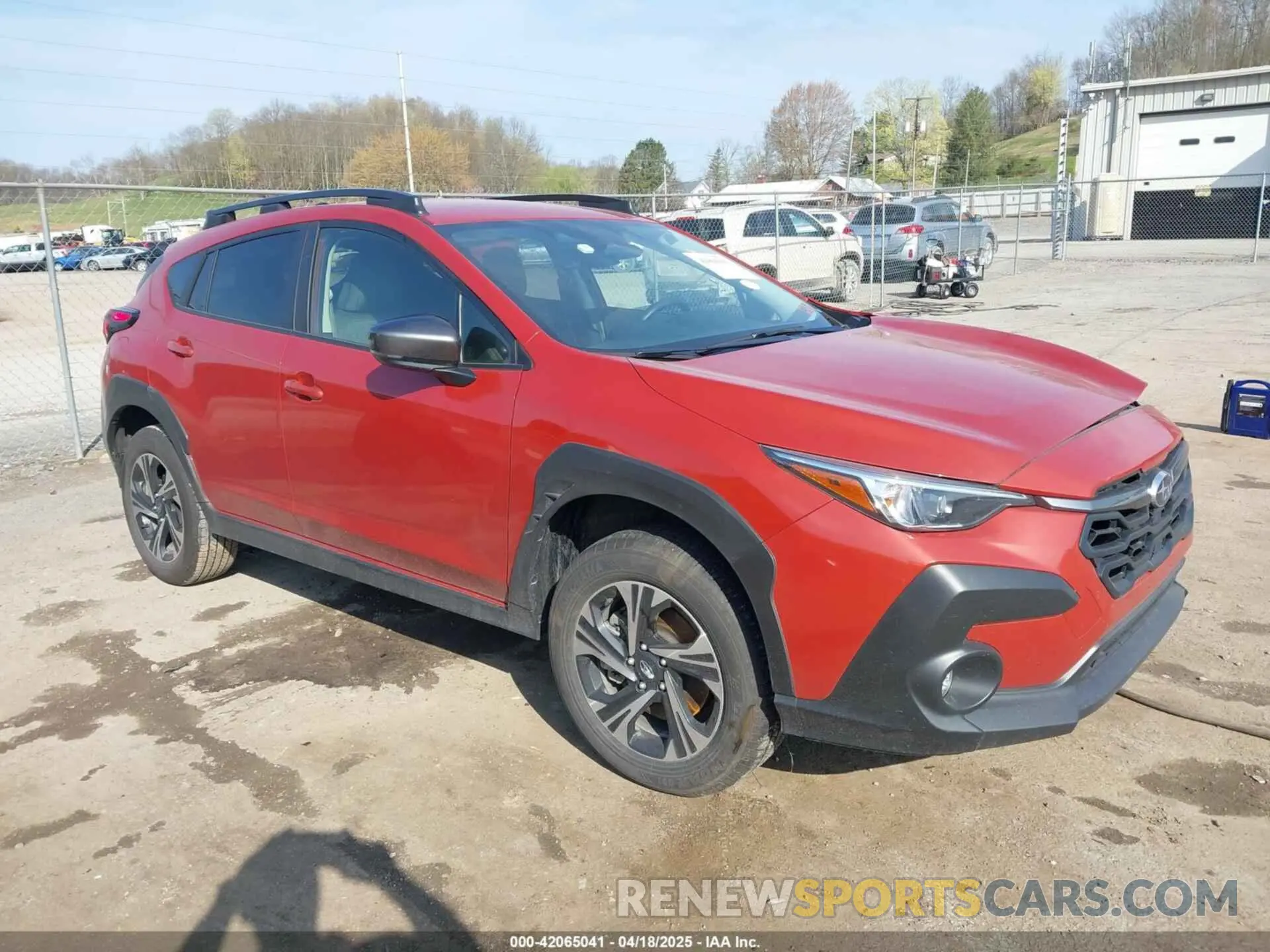 1 Photograph of a damaged car JF2GUADC8RH882175 SUBARU CROSSTREK 2024