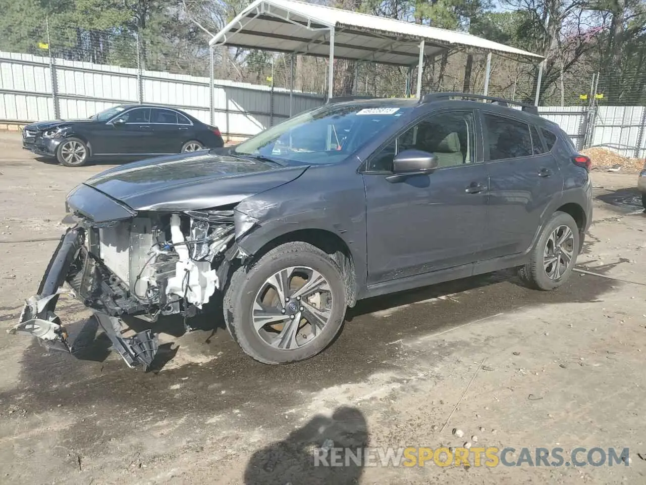 1 Photograph of a damaged car JF2GUADC9R8218001 SUBARU CROSSTREK 2024