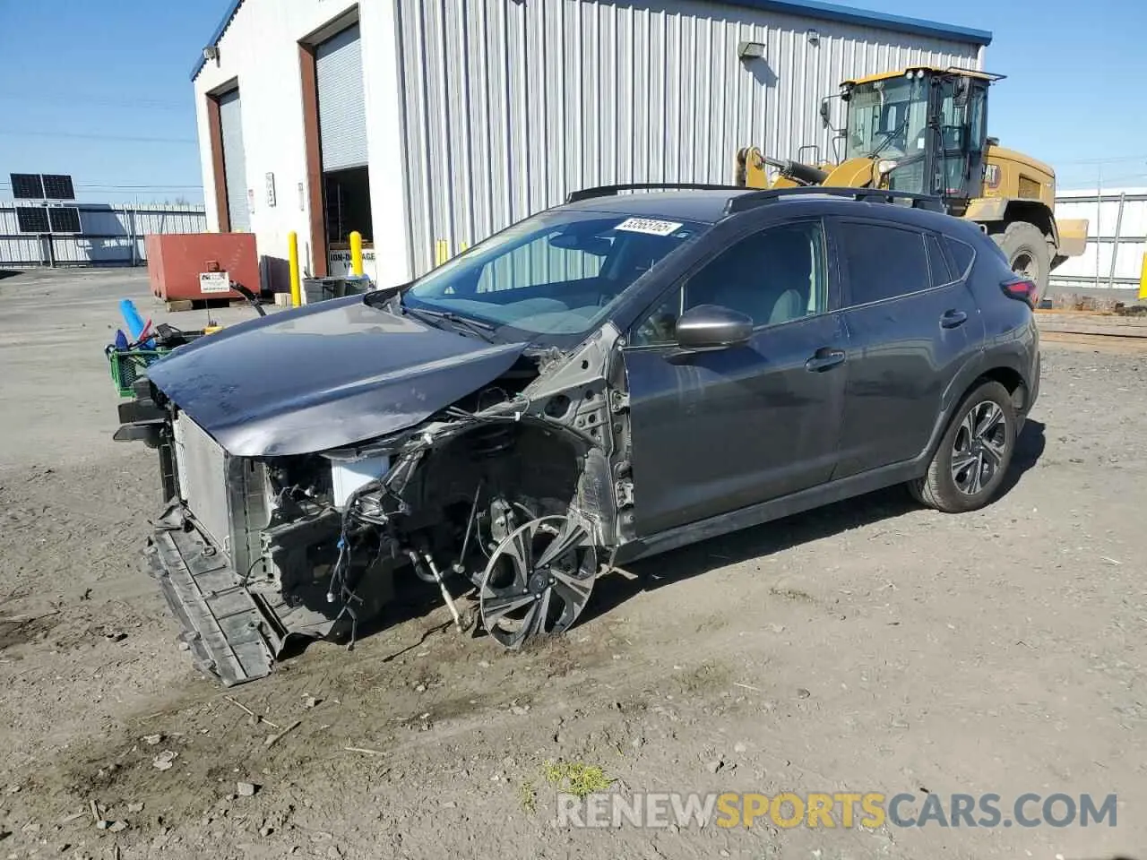1 Photograph of a damaged car JF2GUADC9R8245439 SUBARU CROSSTREK 2024