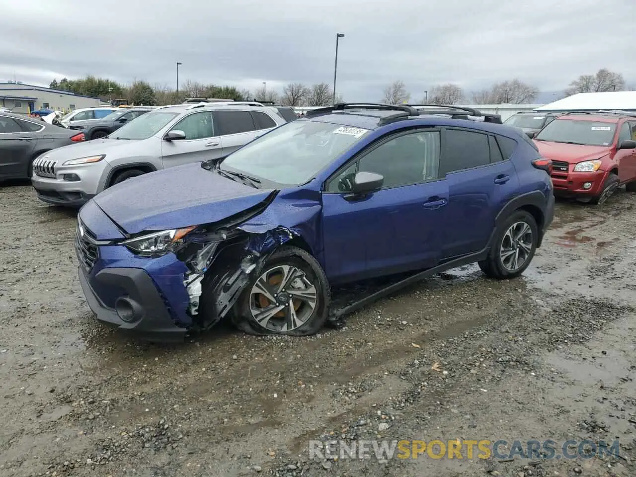 1 Photograph of a damaged car JF2GUADC9R8863344 SUBARU CROSSTREK 2024
