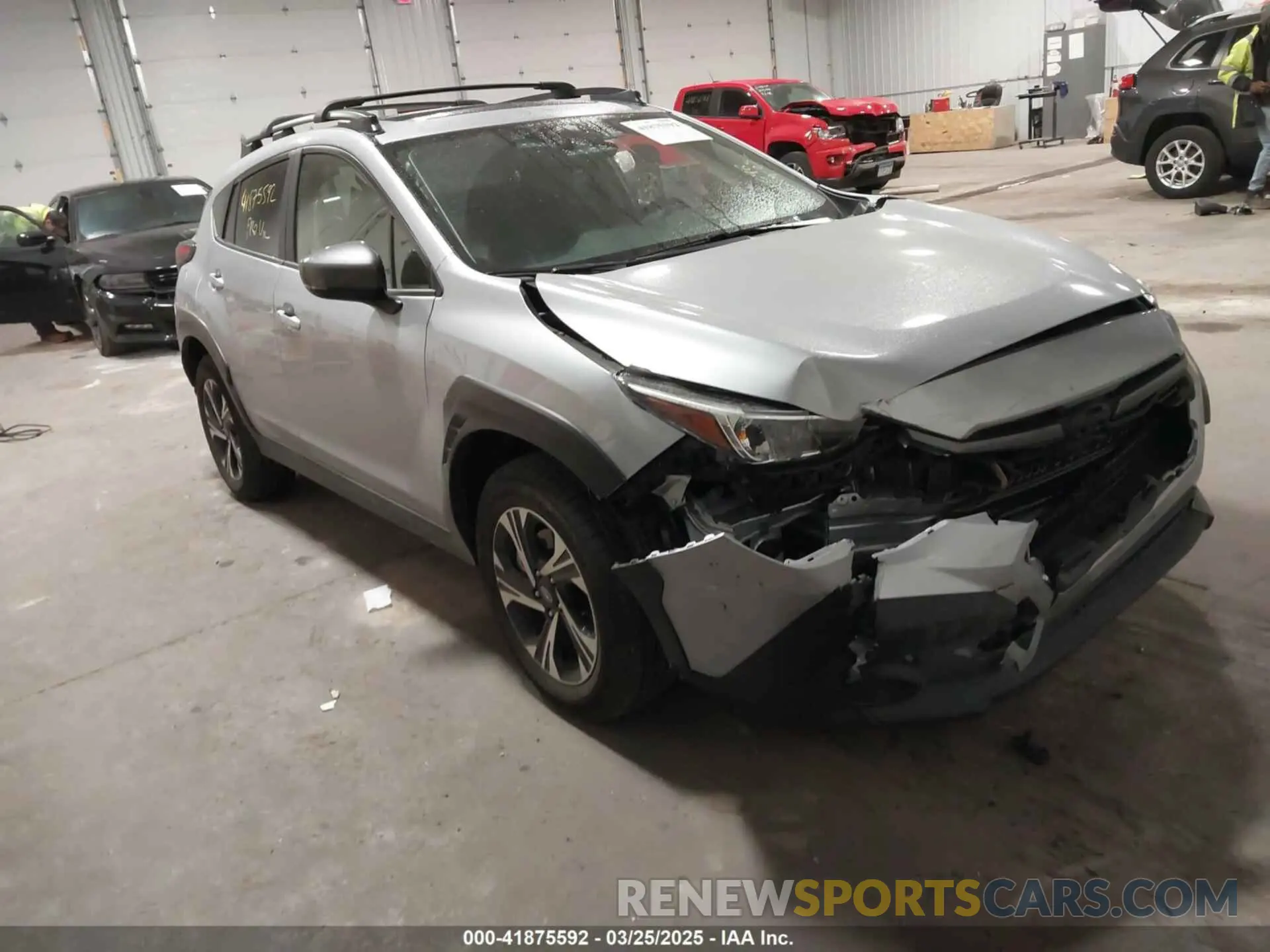 1 Photograph of a damaged car JF2GUADC9RH392103 SUBARU CROSSTREK 2024
