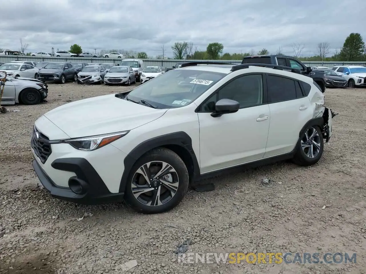 1 Photograph of a damaged car JF2GUADCXR8206018 SUBARU CROSSTREK 2024