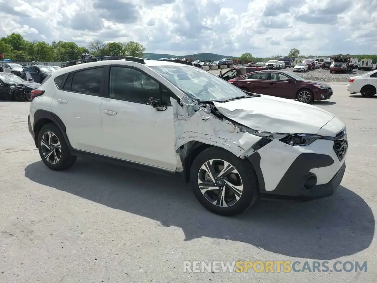 4 Photograph of a damaged car JF2GUADCXR8295881 SUBARU CROSSTREK 2024