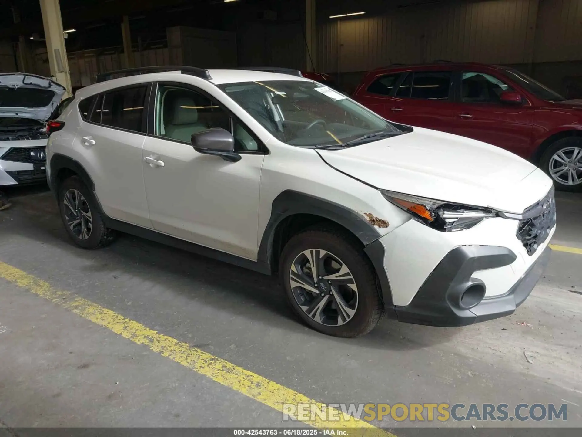 1 Photograph of a damaged car JF2GUADCXR8393292 SUBARU CROSSTREK 2024