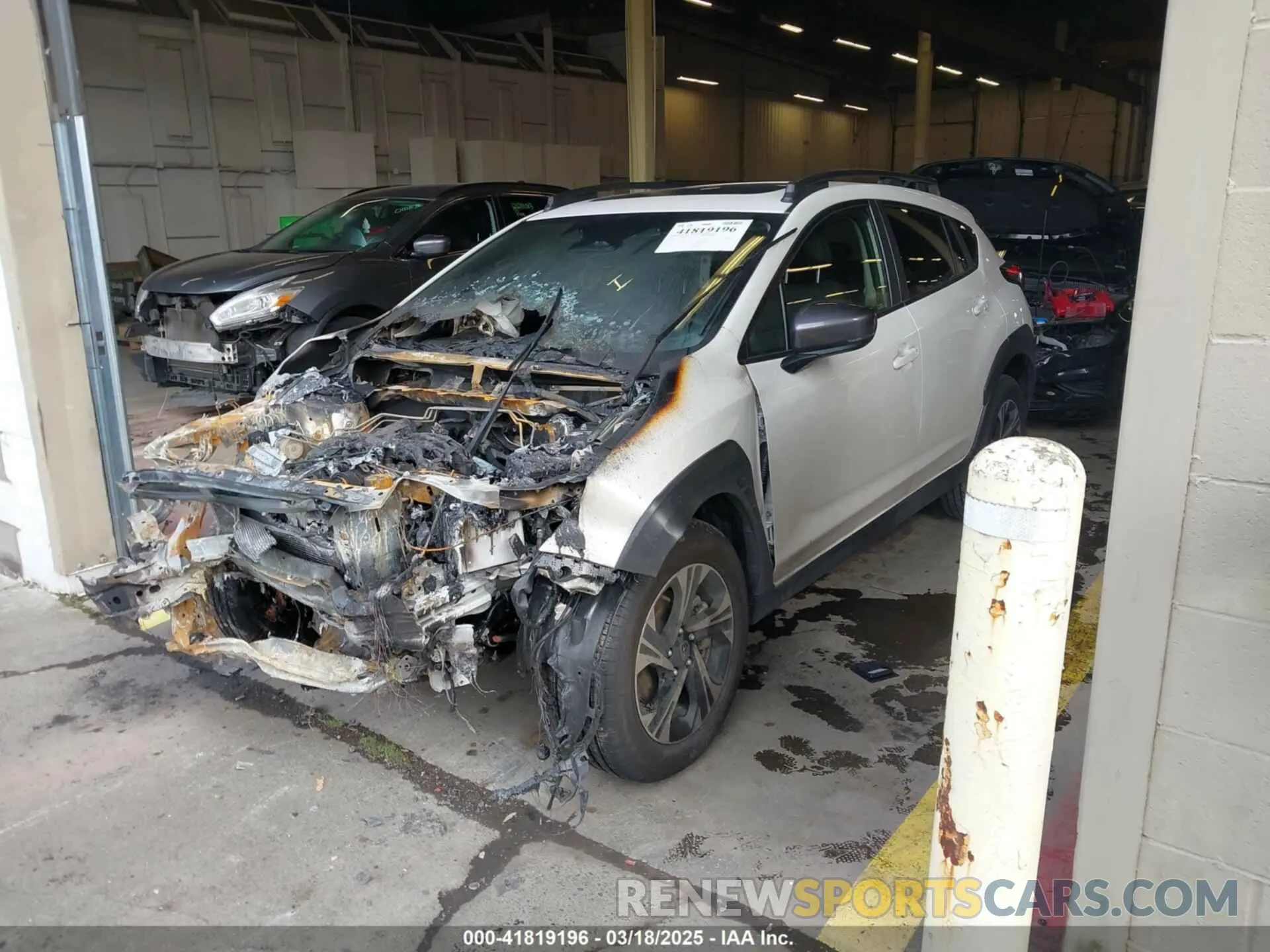 2 Photograph of a damaged car JF2GUADCXR8877463 SUBARU CROSSTREK 2024