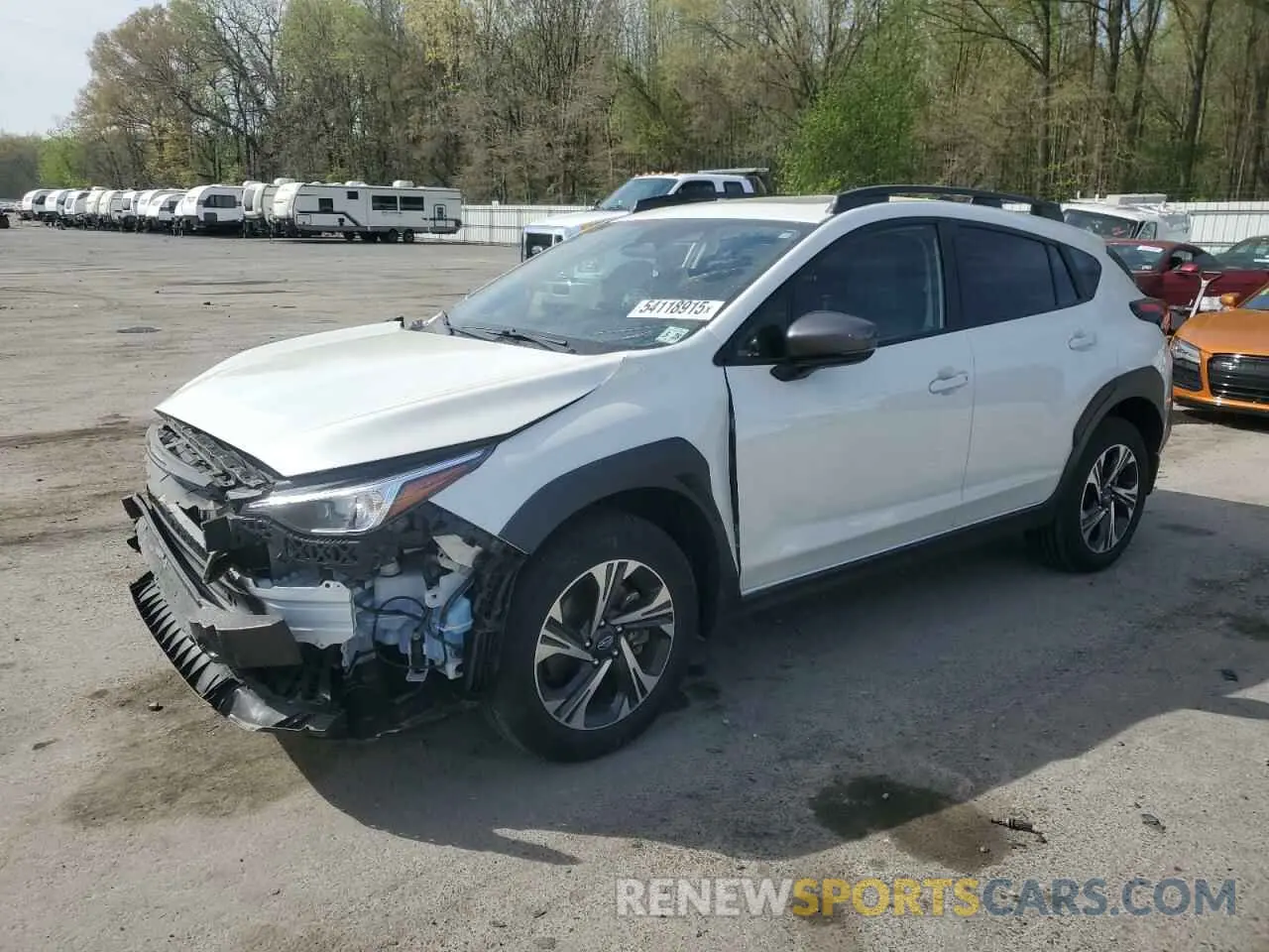 1 Photograph of a damaged car JF2GUADCXRH208044 SUBARU CROSSTREK 2024
