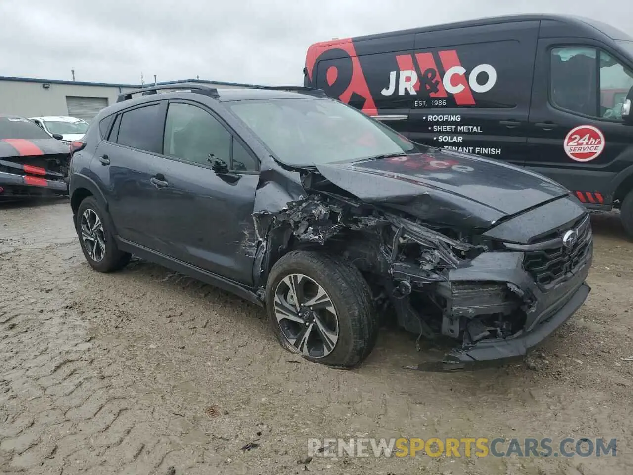 4 Photograph of a damaged car JF2GUADCXRH216631 SUBARU CROSSTREK 2024