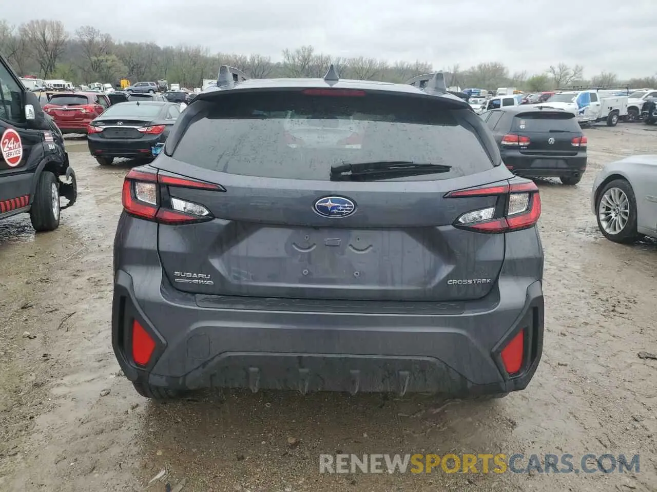 6 Photograph of a damaged car JF2GUADCXRH216631 SUBARU CROSSTREK 2024