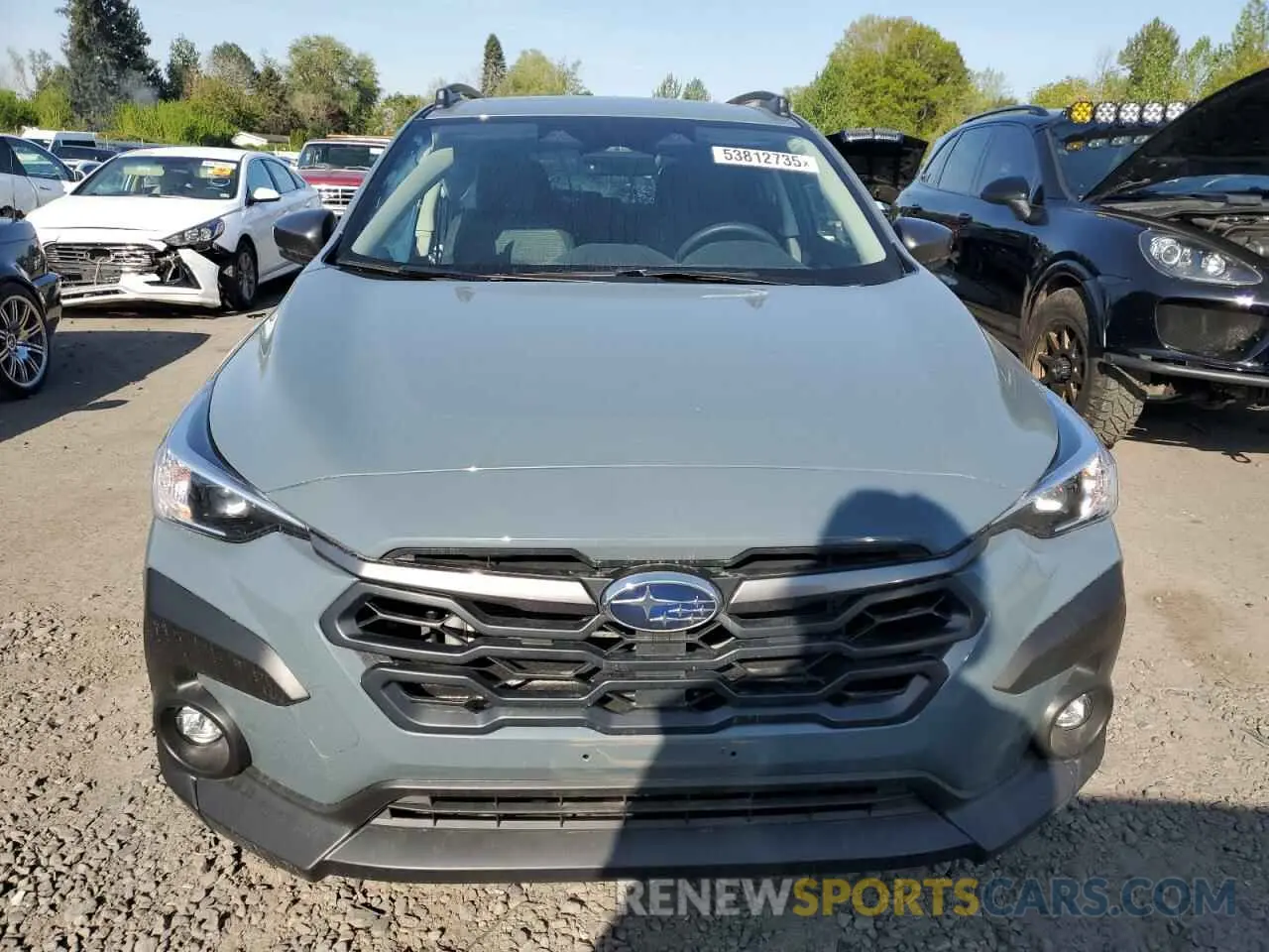5 Photograph of a damaged car JF2GUADCXRH289370 SUBARU CROSSTREK 2024