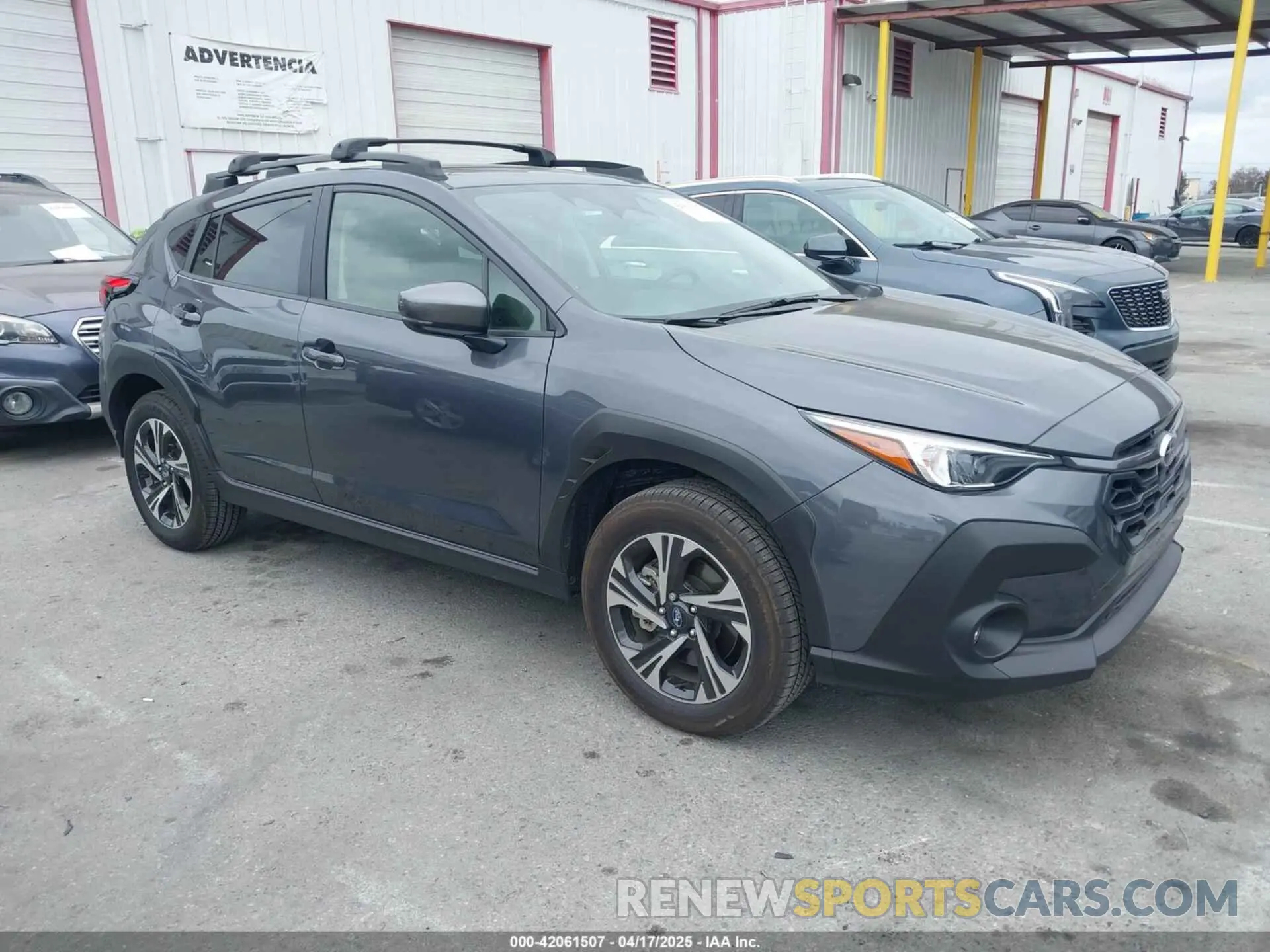 1 Photograph of a damaged car JF2GUADCXRH370434 SUBARU CROSSTREK 2024