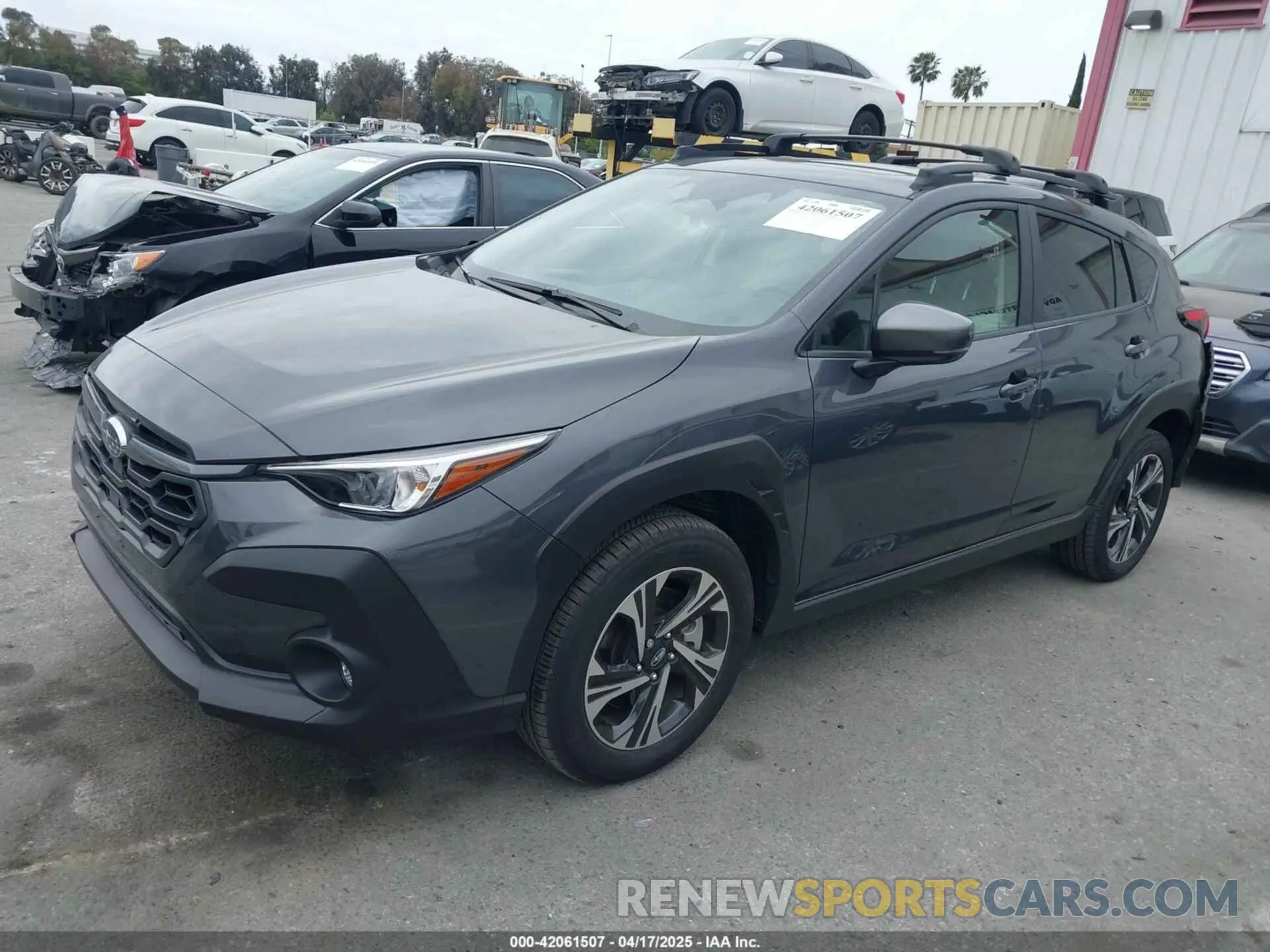 2 Photograph of a damaged car JF2GUADCXRH370434 SUBARU CROSSTREK 2024