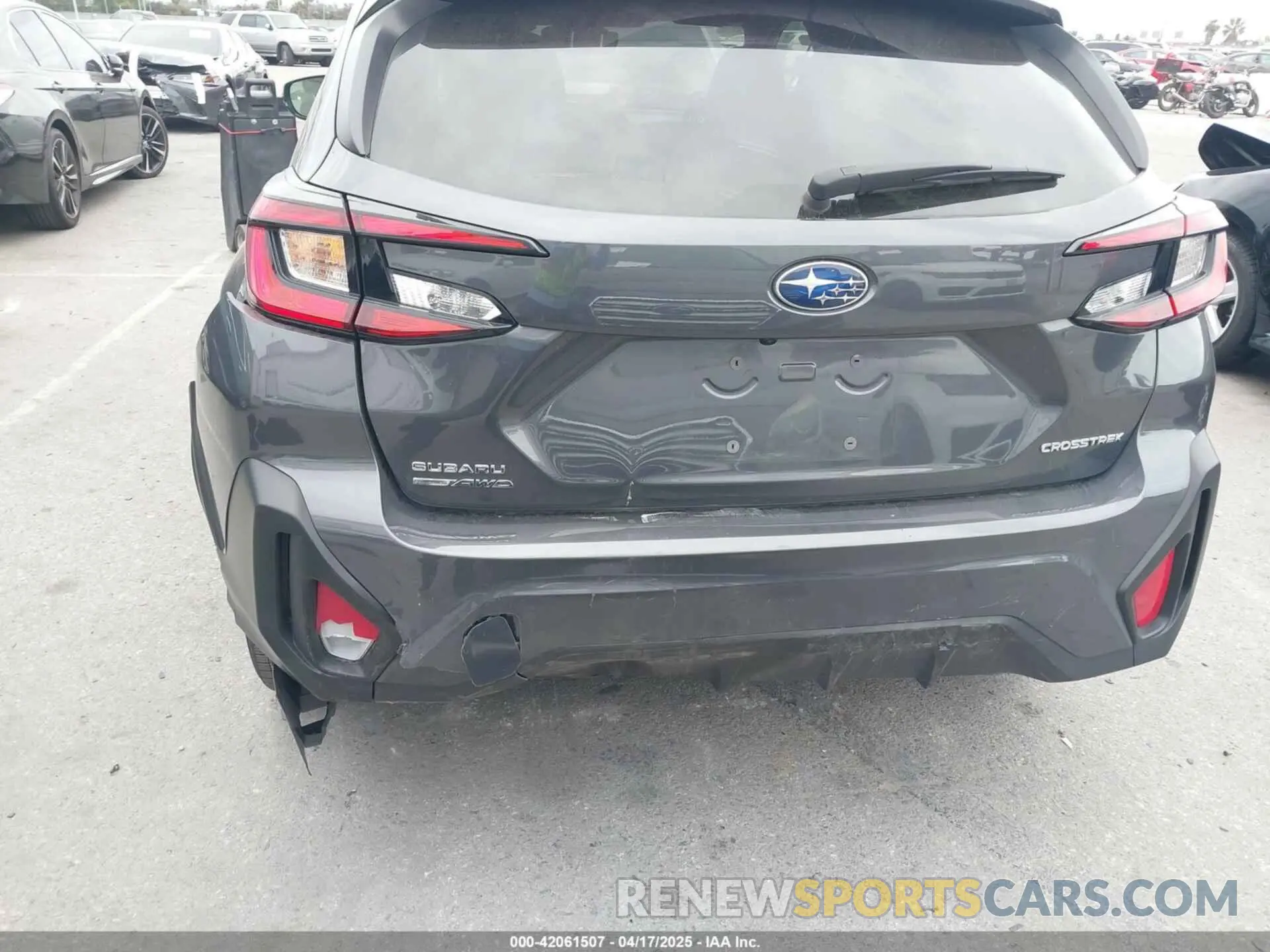 6 Photograph of a damaged car JF2GUADCXRH370434 SUBARU CROSSTREK 2024