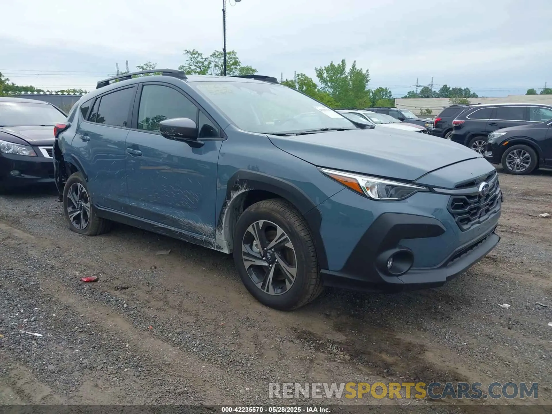 1 Photograph of a damaged car JF2GUADCXRH381174 SUBARU CROSSTREK 2024
