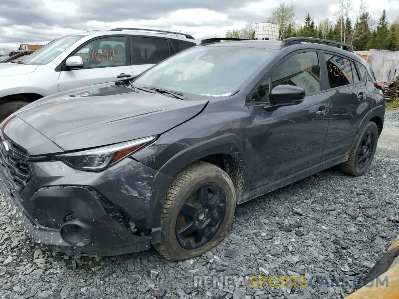 1 Photograph of a damaged car JF2GUHFC8RH360684 SUBARU CROSSTREK 2024