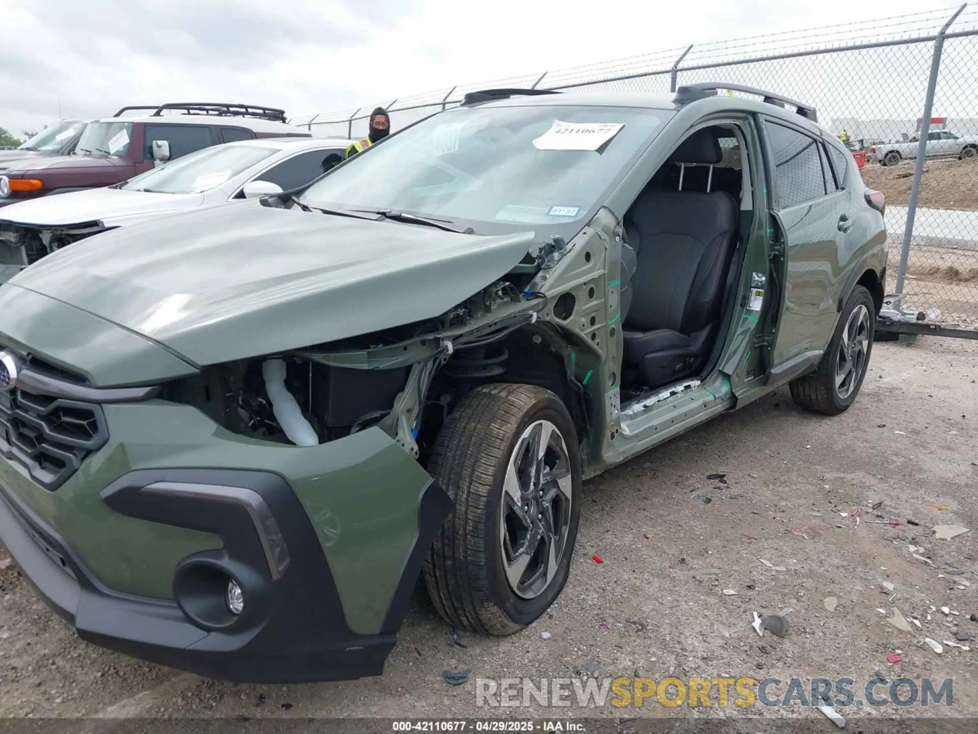 6 Photograph of a damaged car 4S4GUHL61S3702682 SUBARU CROSSTREK 2025
