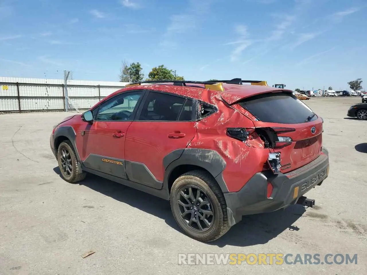 2 Photograph of a damaged car 4S4GUHU61S3702325 SUBARU CROSSTREK 2025