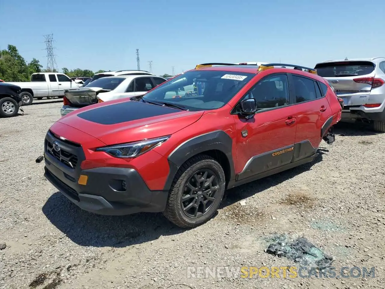 1 Photograph of a damaged car 4S4GUHU63S3721264 SUBARU CROSSTREK 2025