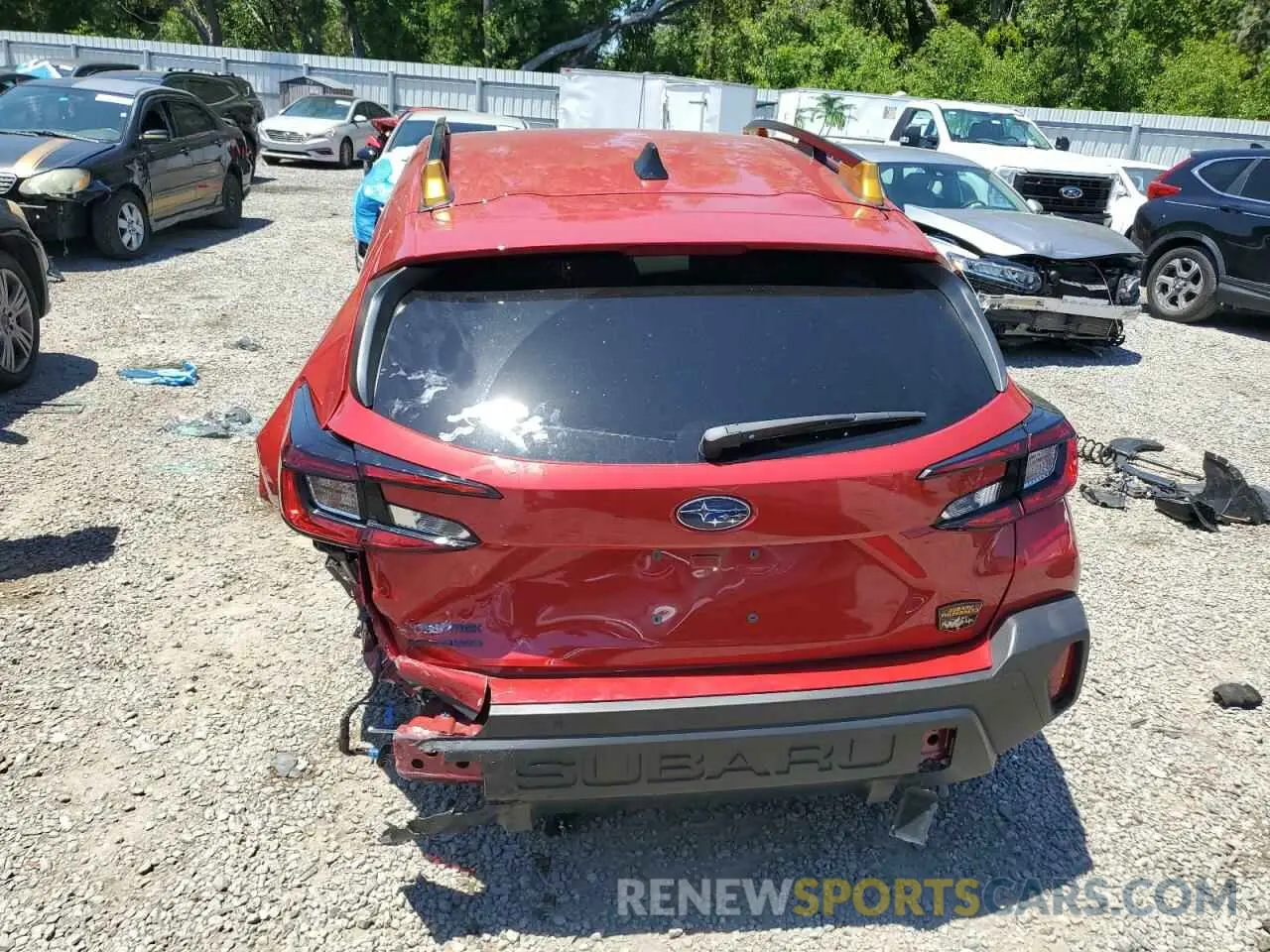6 Photograph of a damaged car 4S4GUHU63S3721264 SUBARU CROSSTREK 2025
