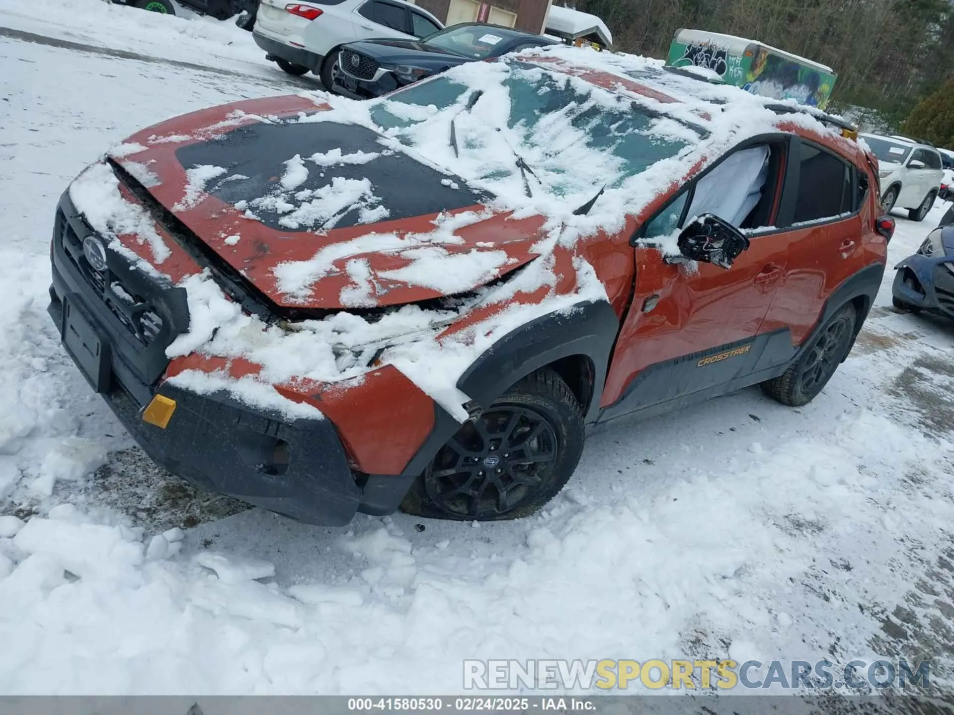2 Photograph of a damaged car 4S4GUHU64S3706501 SUBARU CROSSTREK 2025