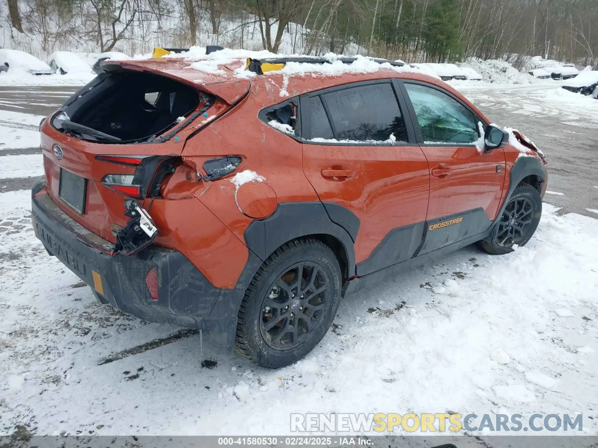 4 Photograph of a damaged car 4S4GUHU64S3706501 SUBARU CROSSTREK 2025
