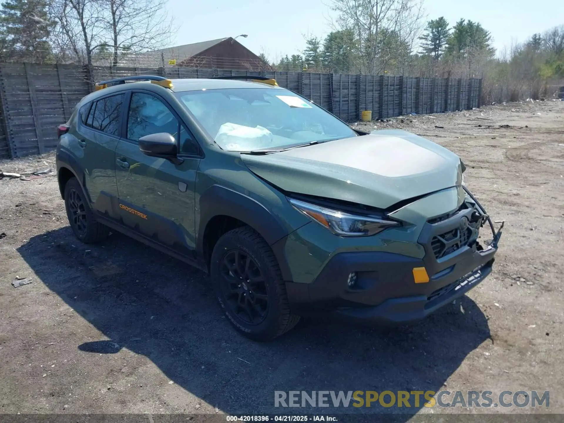 1 Photograph of a damaged car 4S4GUHU64S3721709 SUBARU CROSSTREK 2025