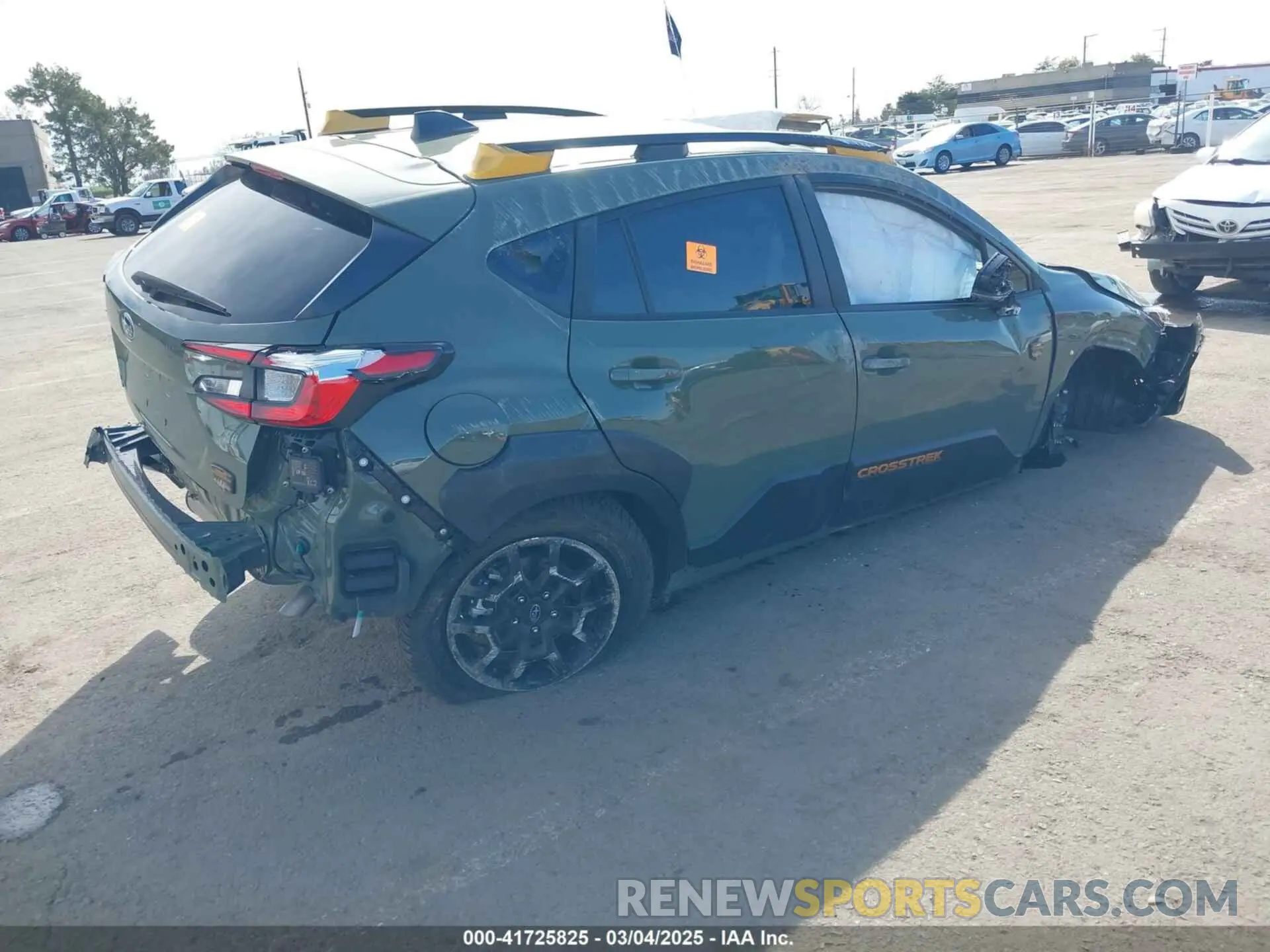 4 Photograph of a damaged car 4S4GUHU66S3701431 SUBARU CROSSTREK 2025