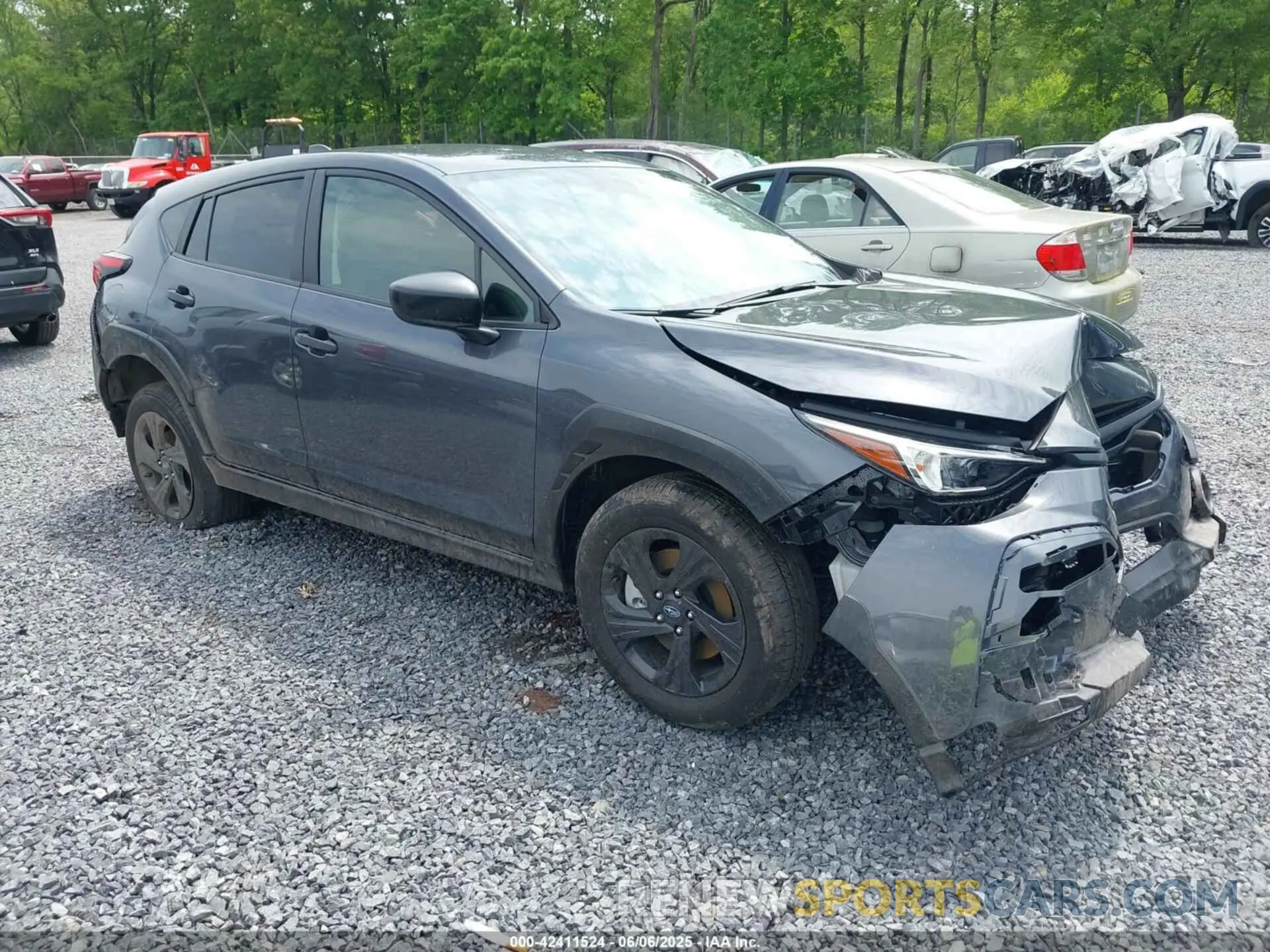 1 Photograph of a damaged car JF2GUABC3S8247003 SUBARU CROSSTREK 2025