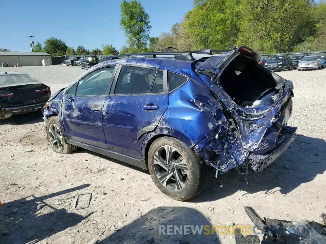 2 Photograph of a damaged car JF2GUHDC6SH218374 SUBARU CROSSTREK 2025