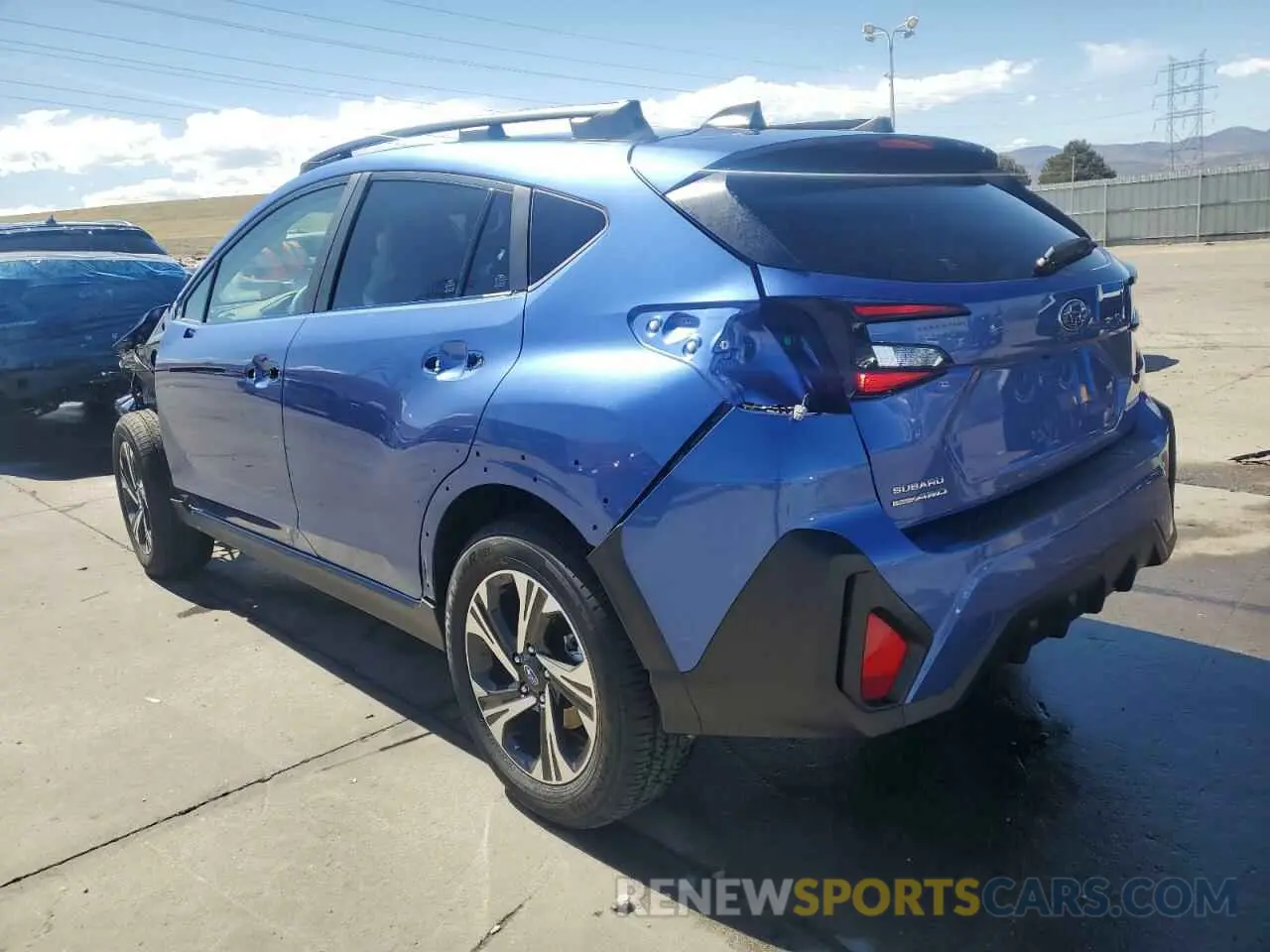 2 Photograph of a damaged car JF2GUHDC7SH203799 SUBARU CROSSTREK 2025