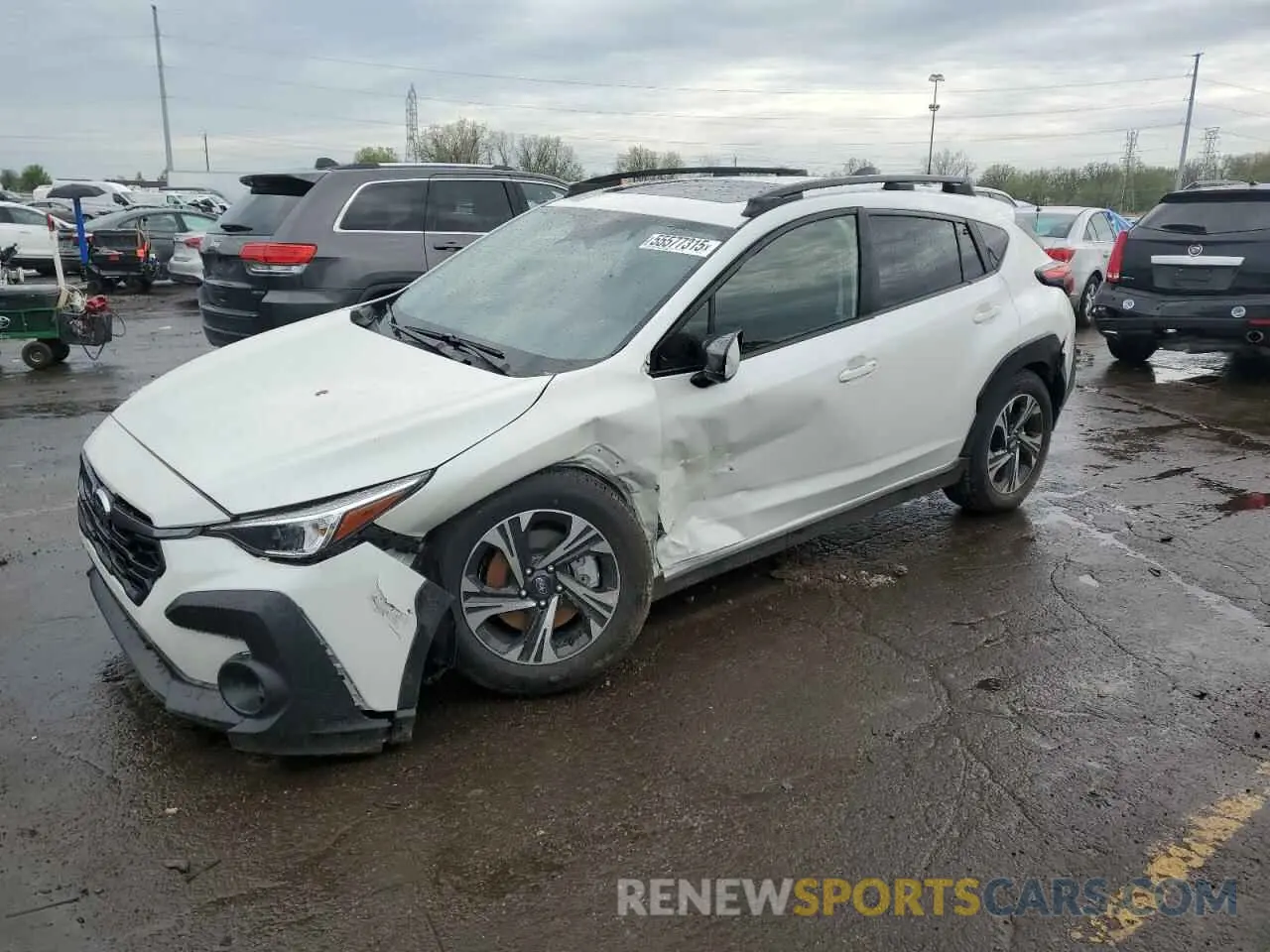 1 Photograph of a damaged car JF2GUHDC8SH211605 SUBARU CROSSTREK 2025
